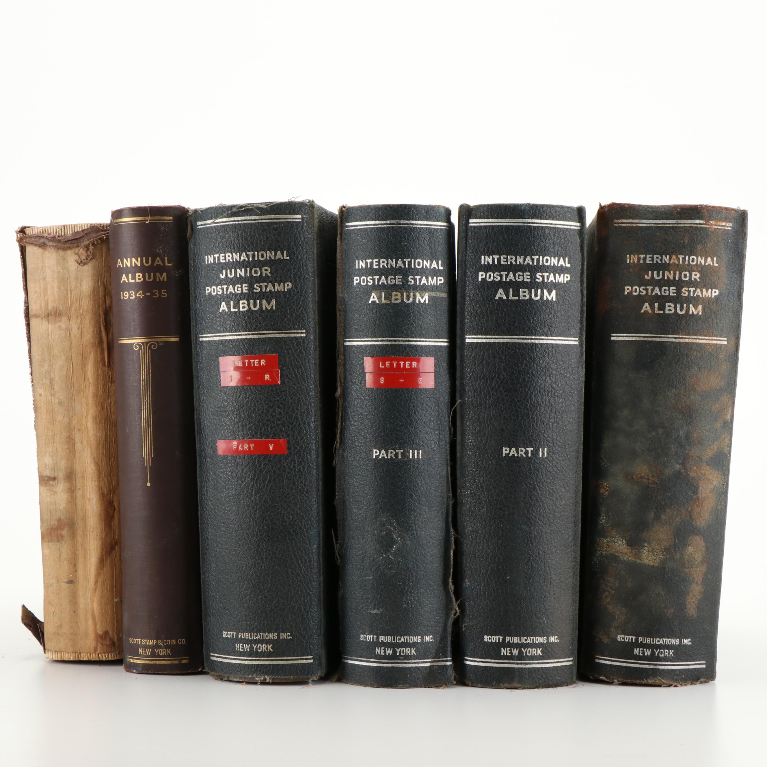 Six Albums of Postage Stamps