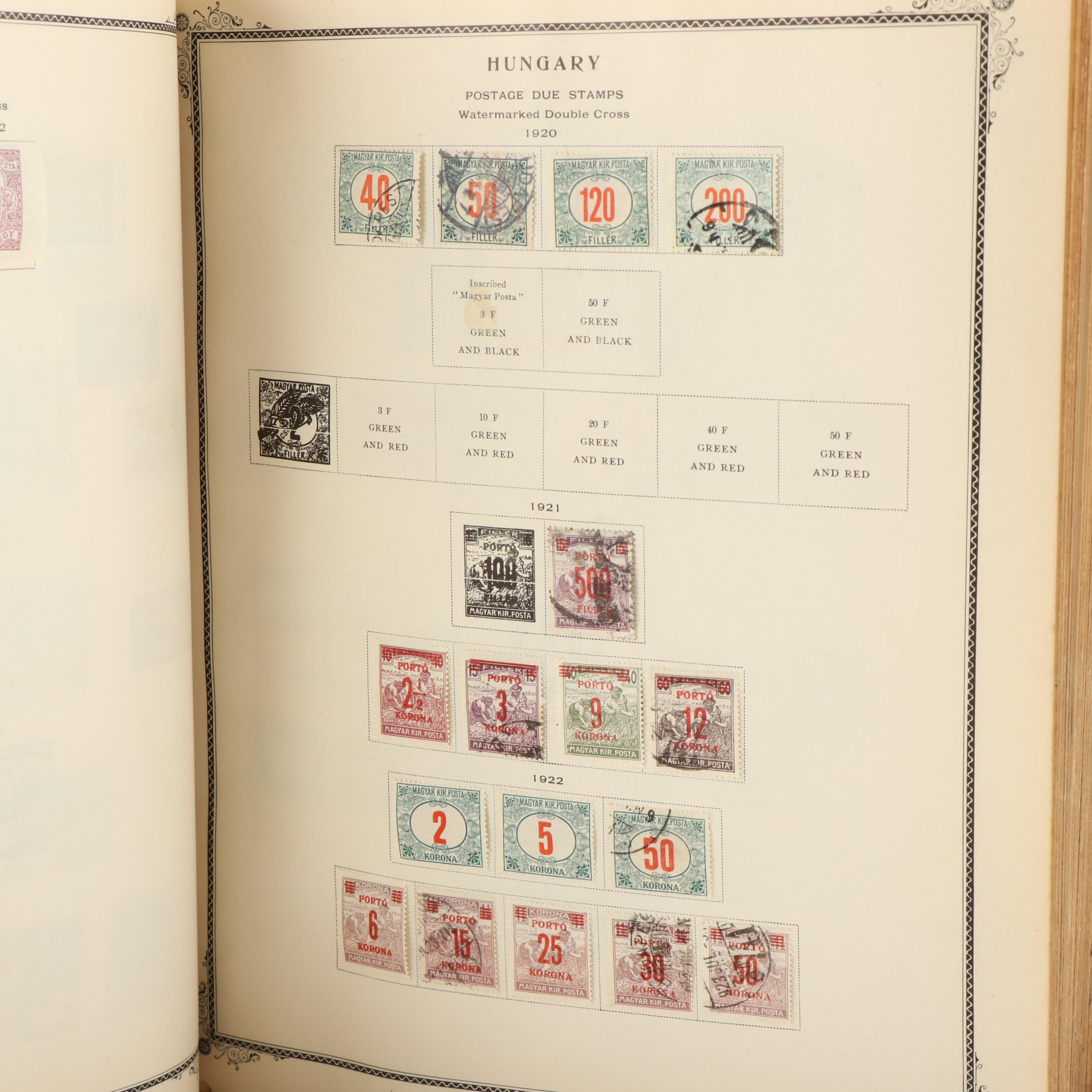 Six Albums of Postage Stamps