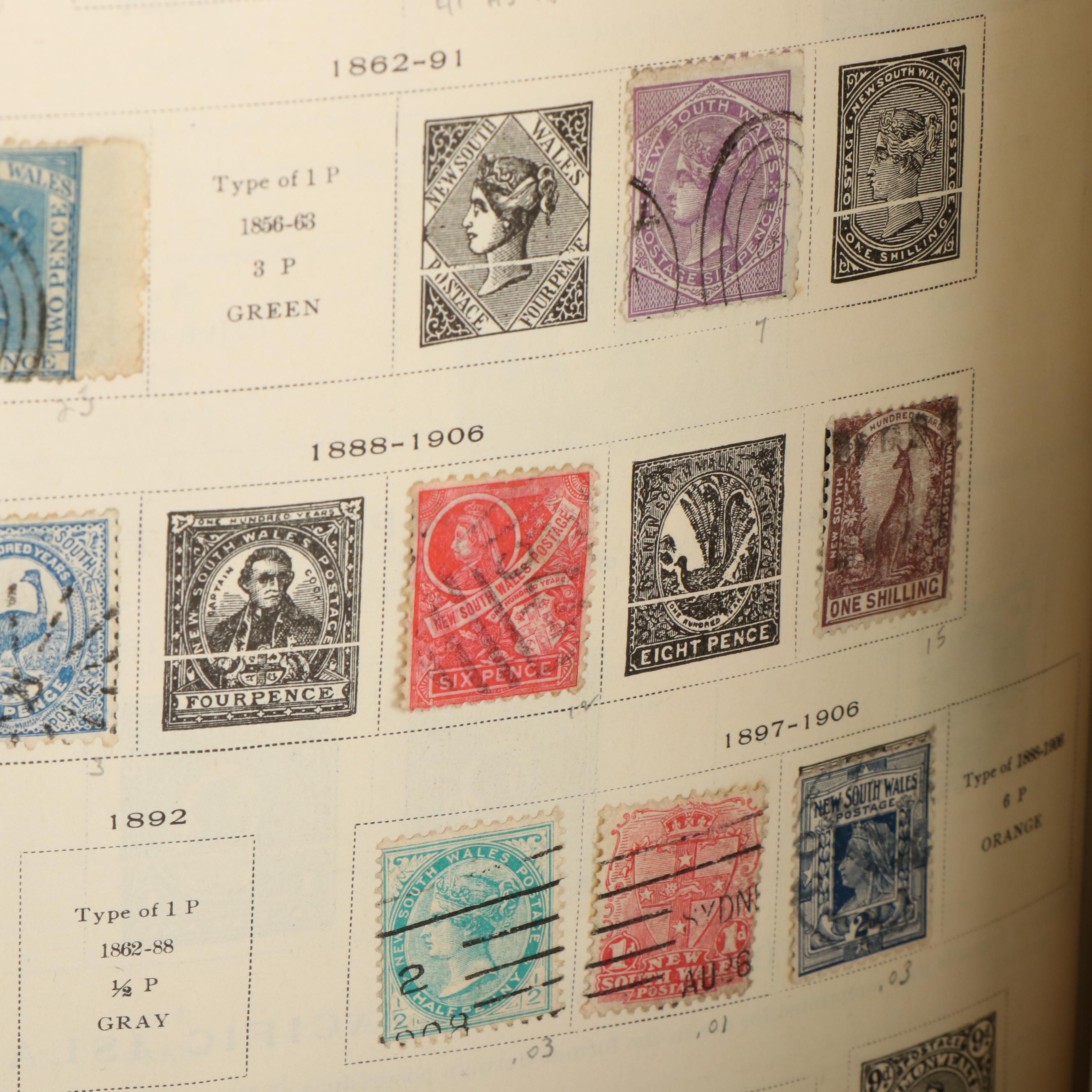 Six Albums of Postage Stamps