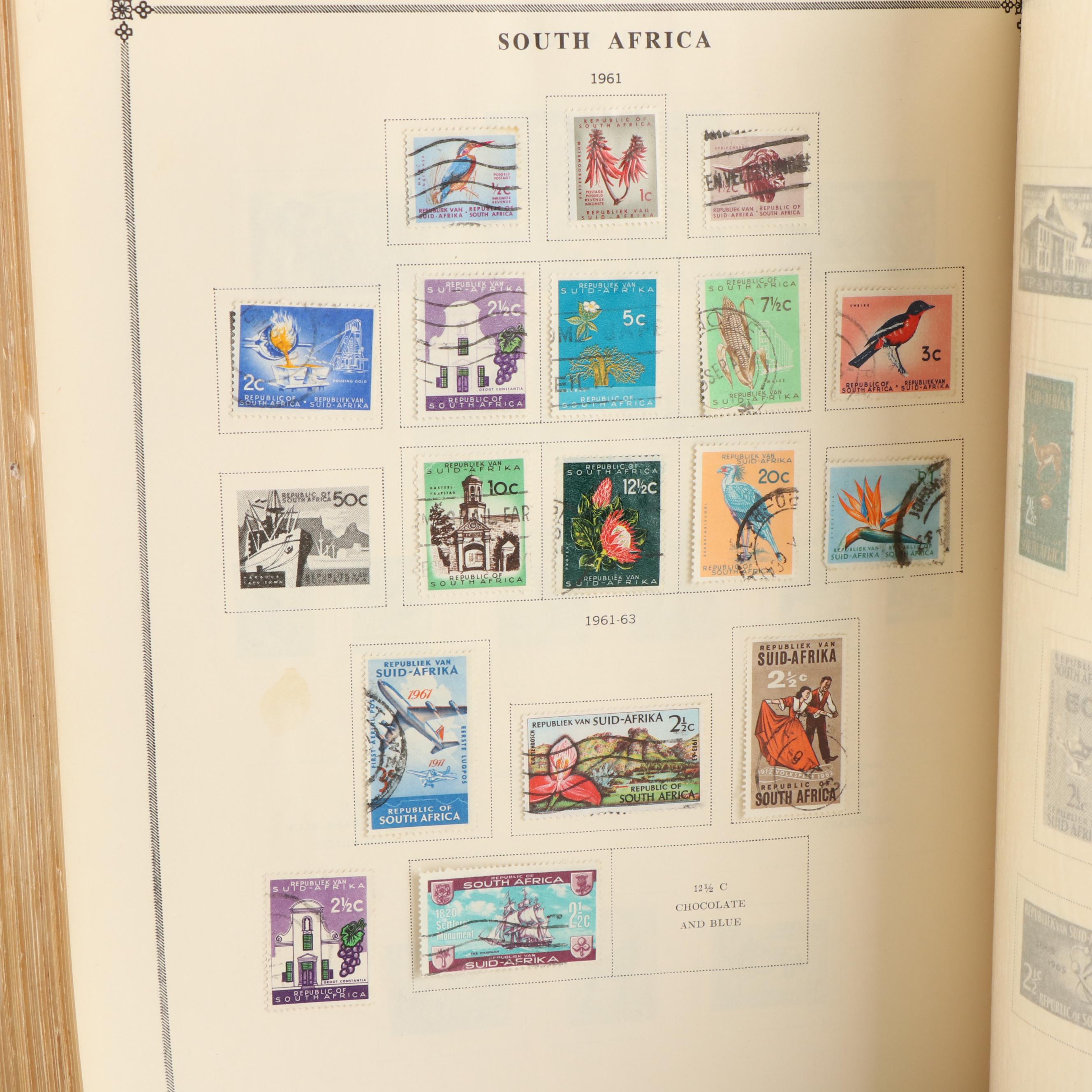 Six Albums of Postage Stamps