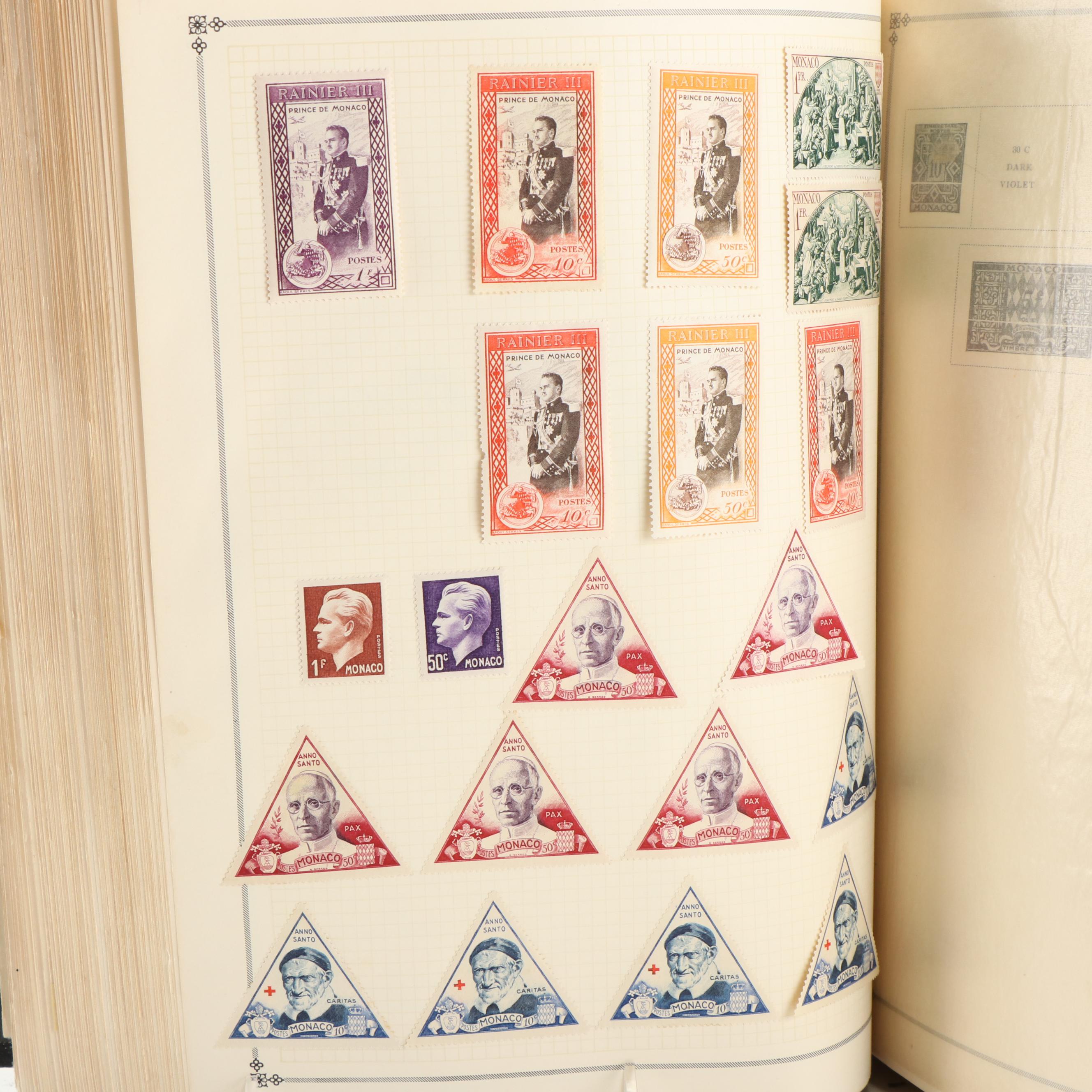 Six Albums of Postage Stamps