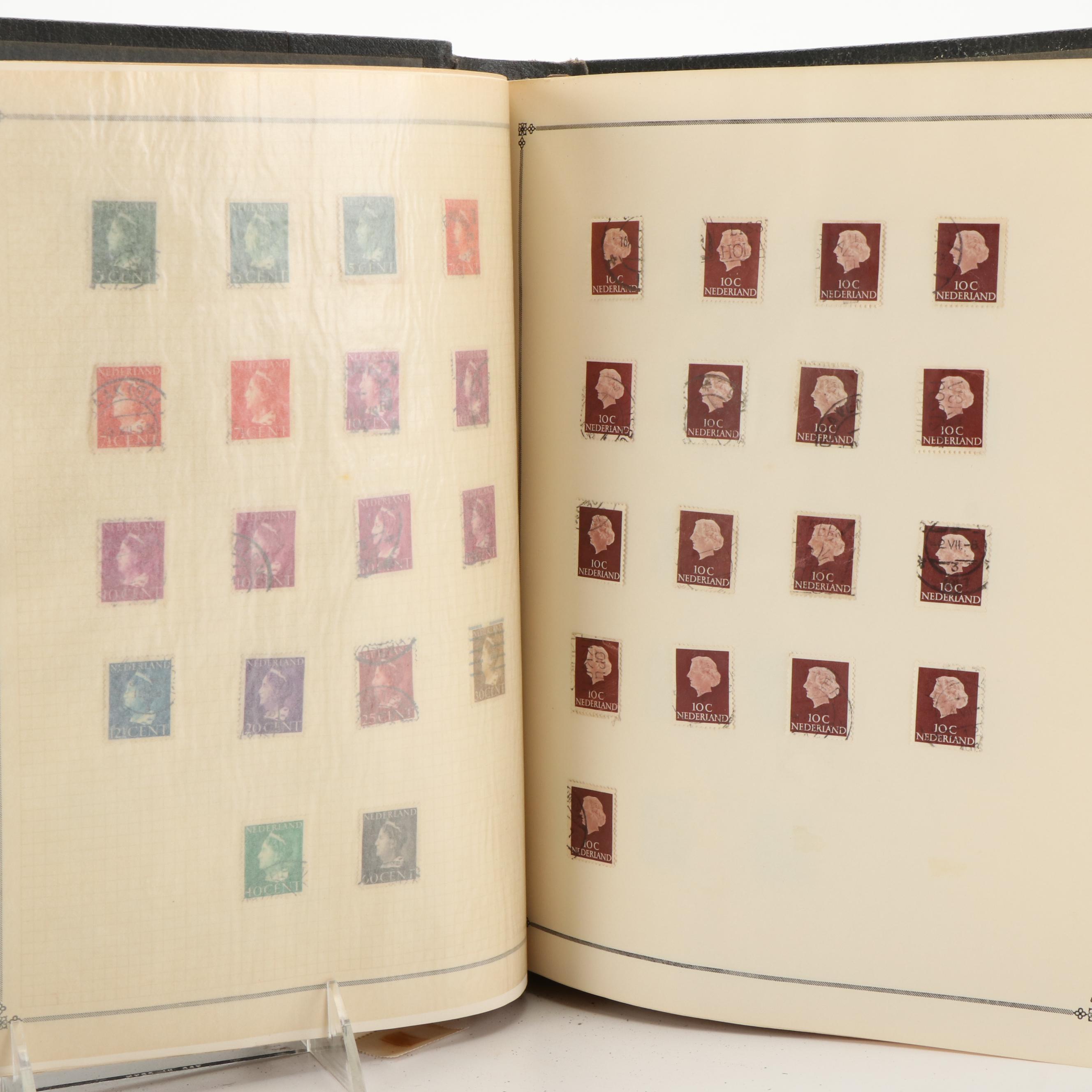 Six Albums of Postage Stamps