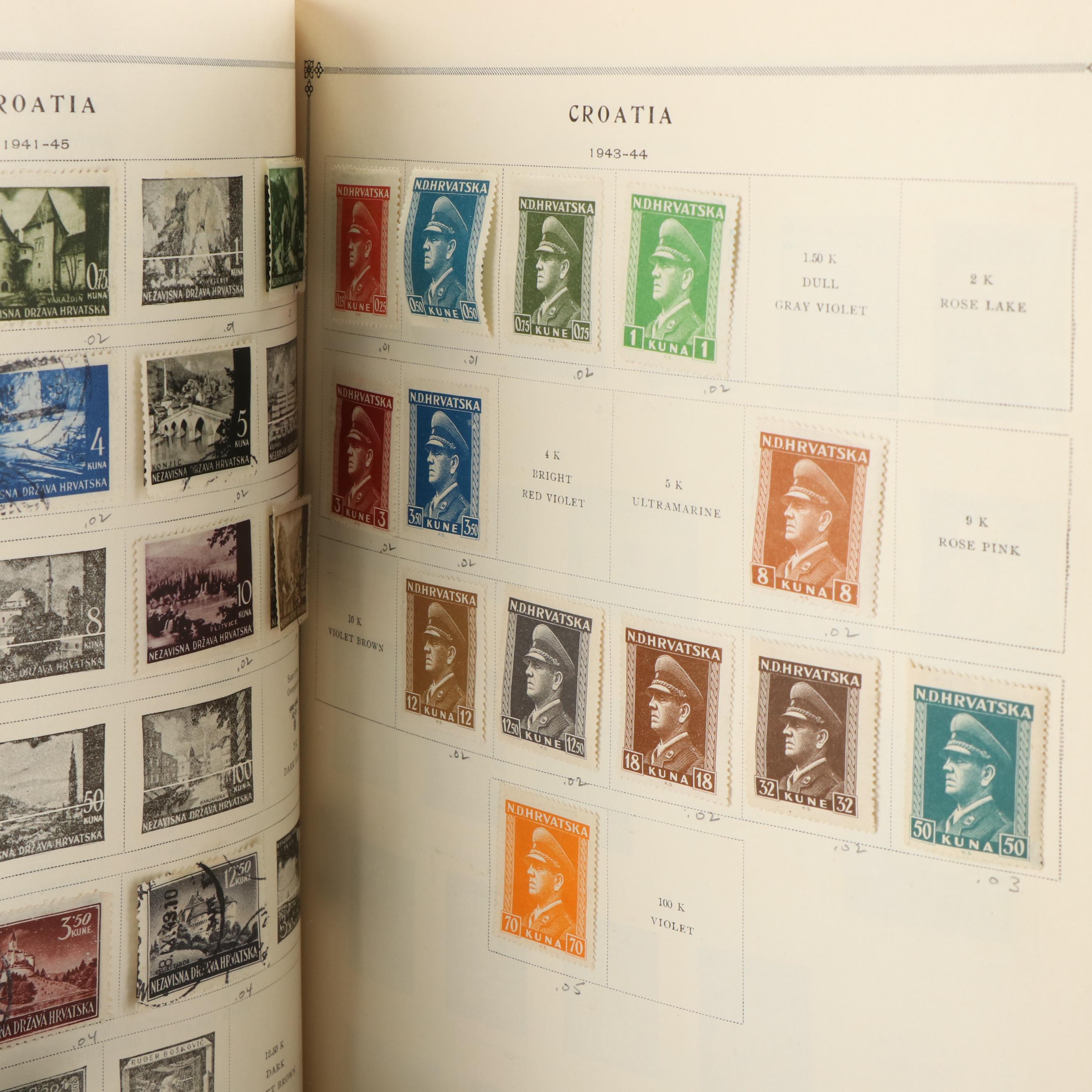 Six Albums of Postage Stamps