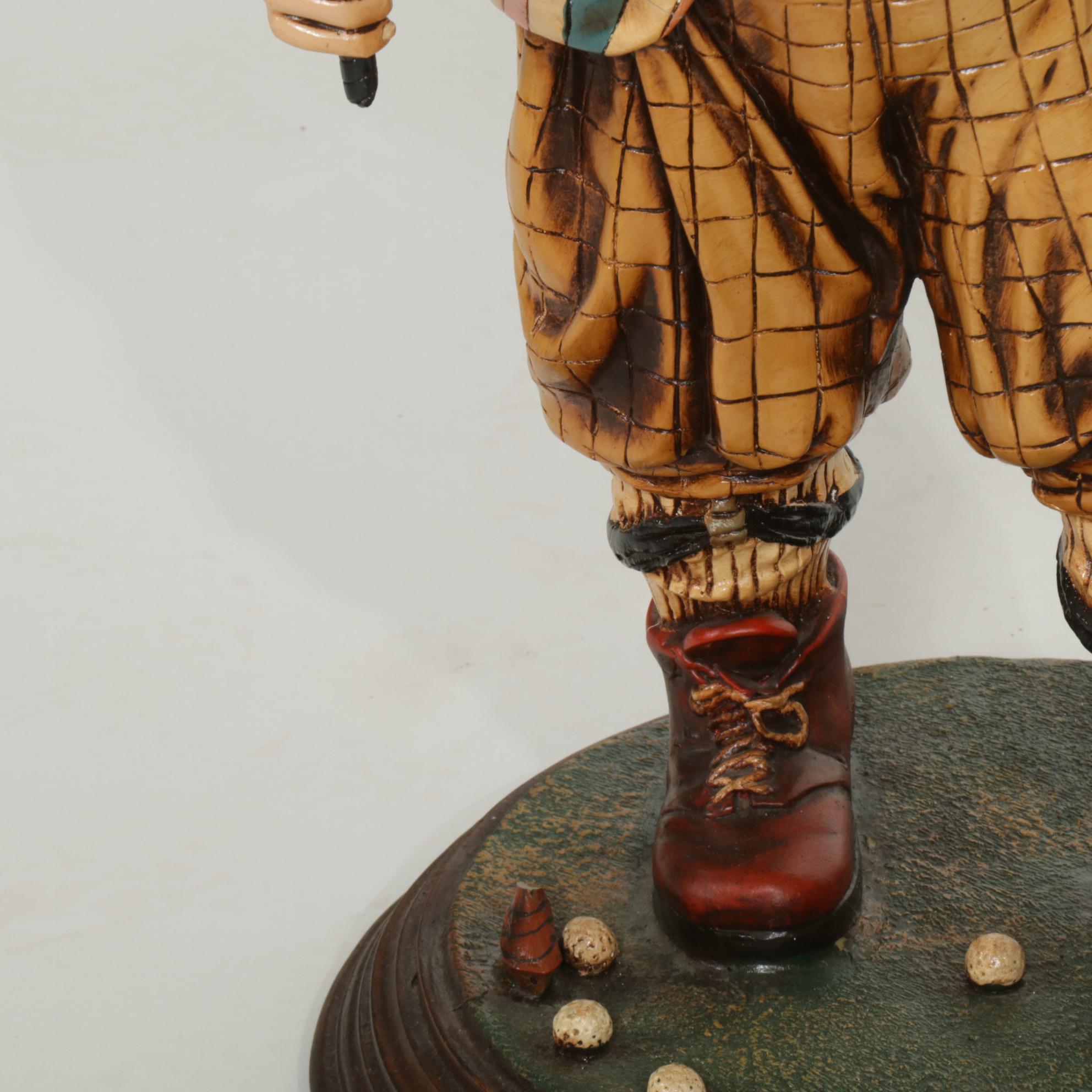 Resin "Three Stooges" Golfing Figurines