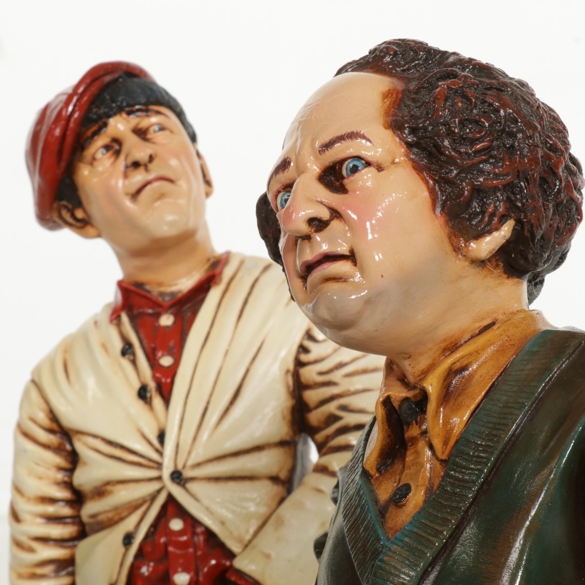 Resin "Three Stooges" Golfing Figurines