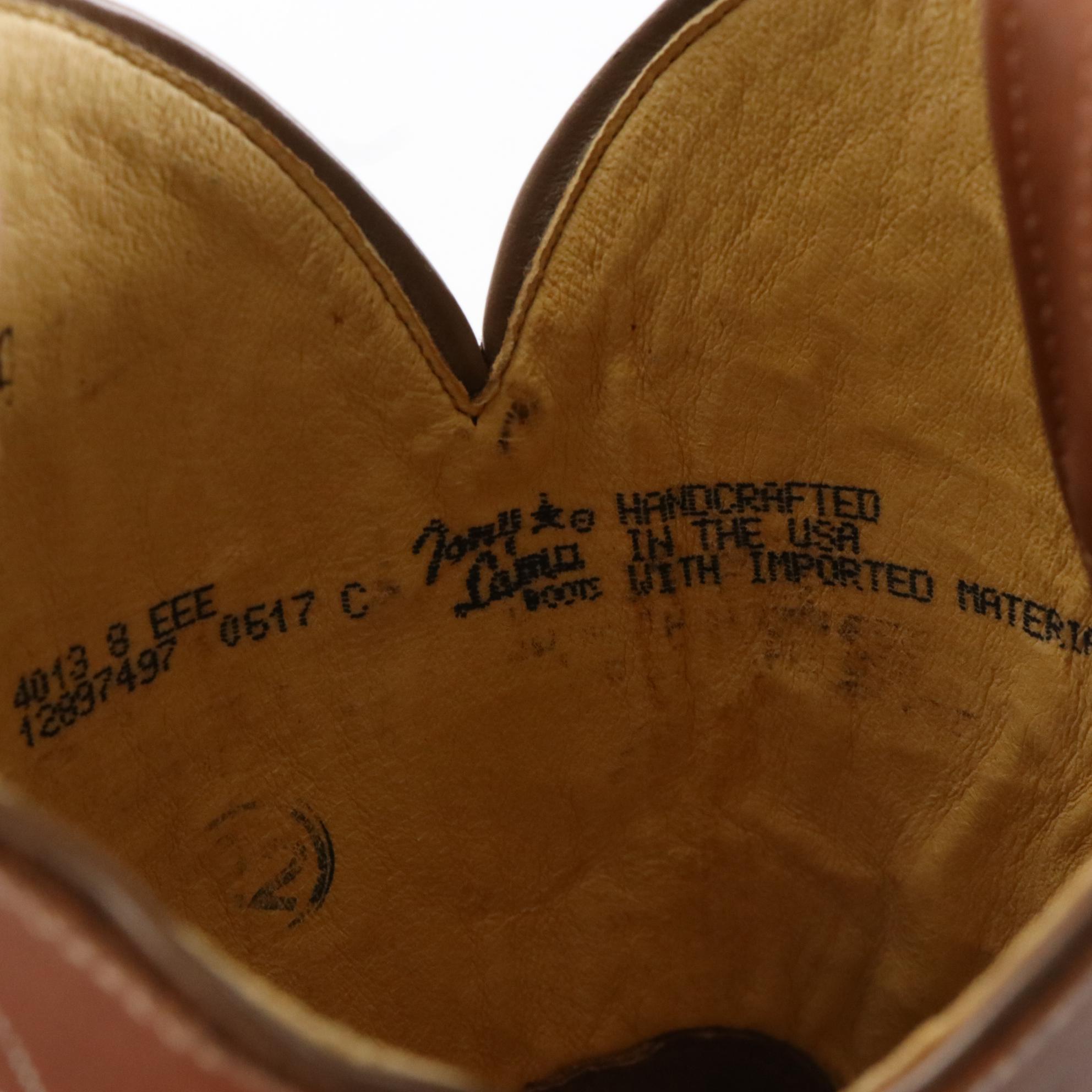 Tony Lama Western Boots 4013 in Leather with Tag