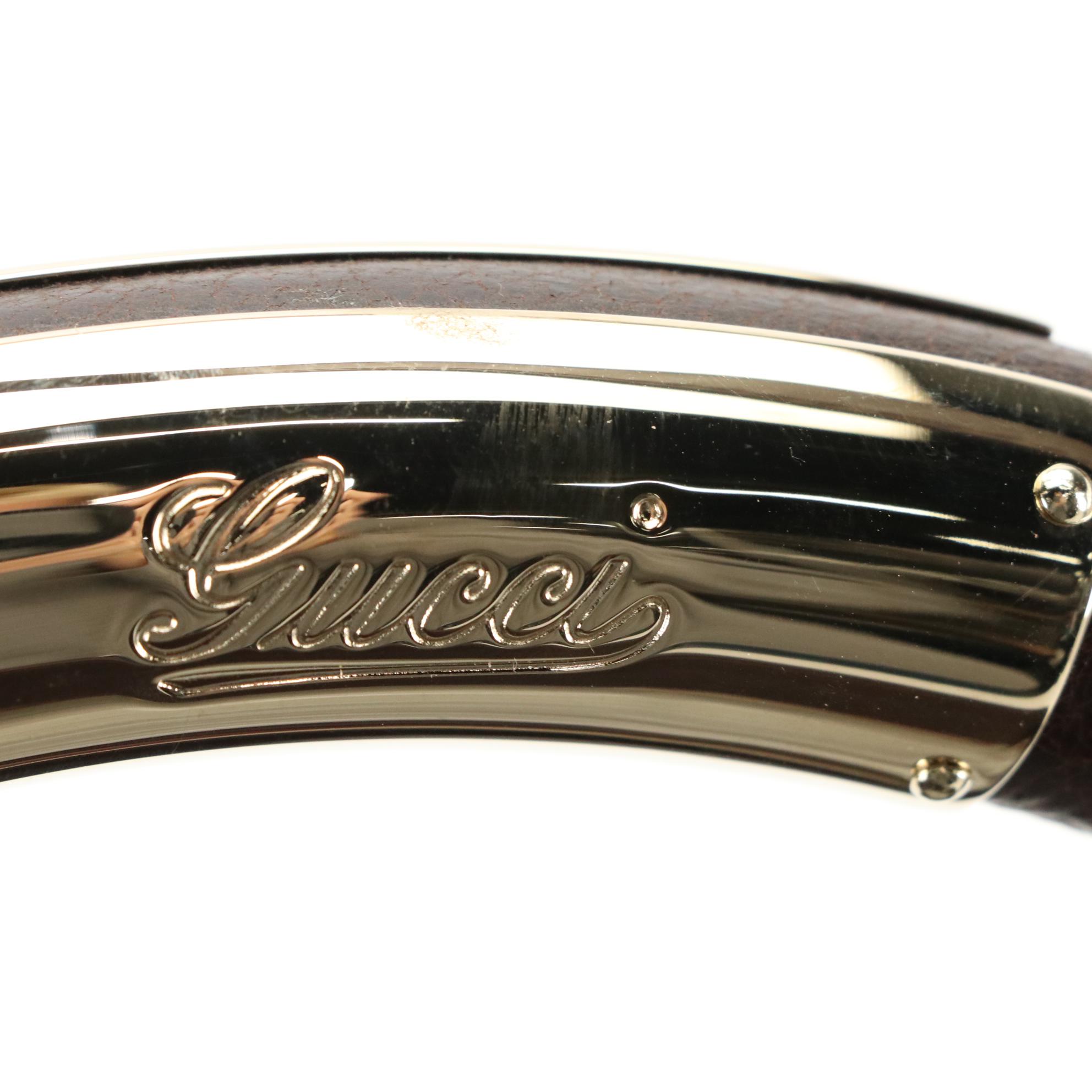 Gucci Indy Bag in Brown Grain and Guccissima Leather with Bamboo Tassels