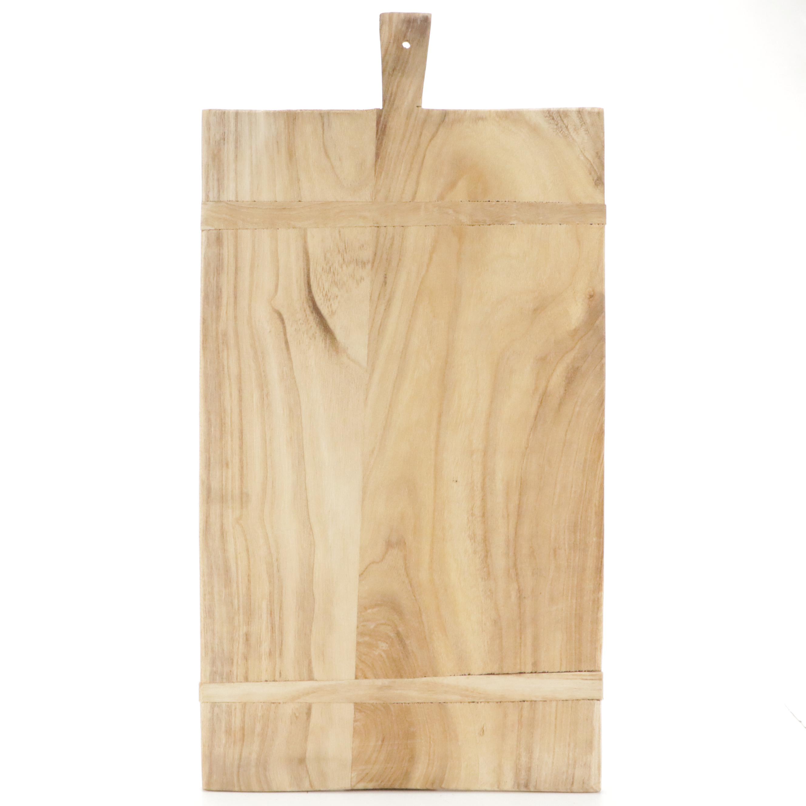 Round and Rectangular Wooden Bread Boards