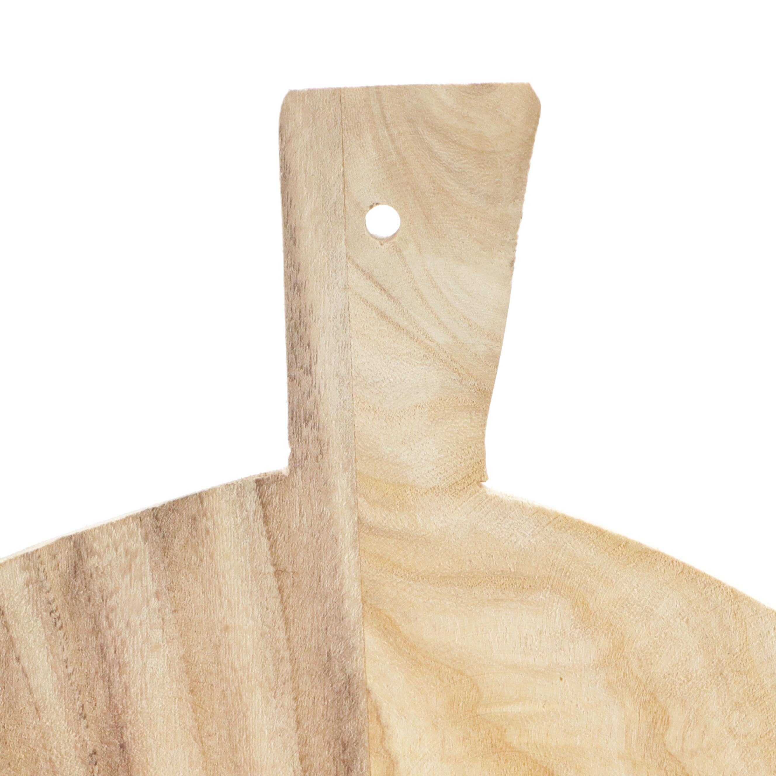 Rectangular and Round Wooden Bread Boards