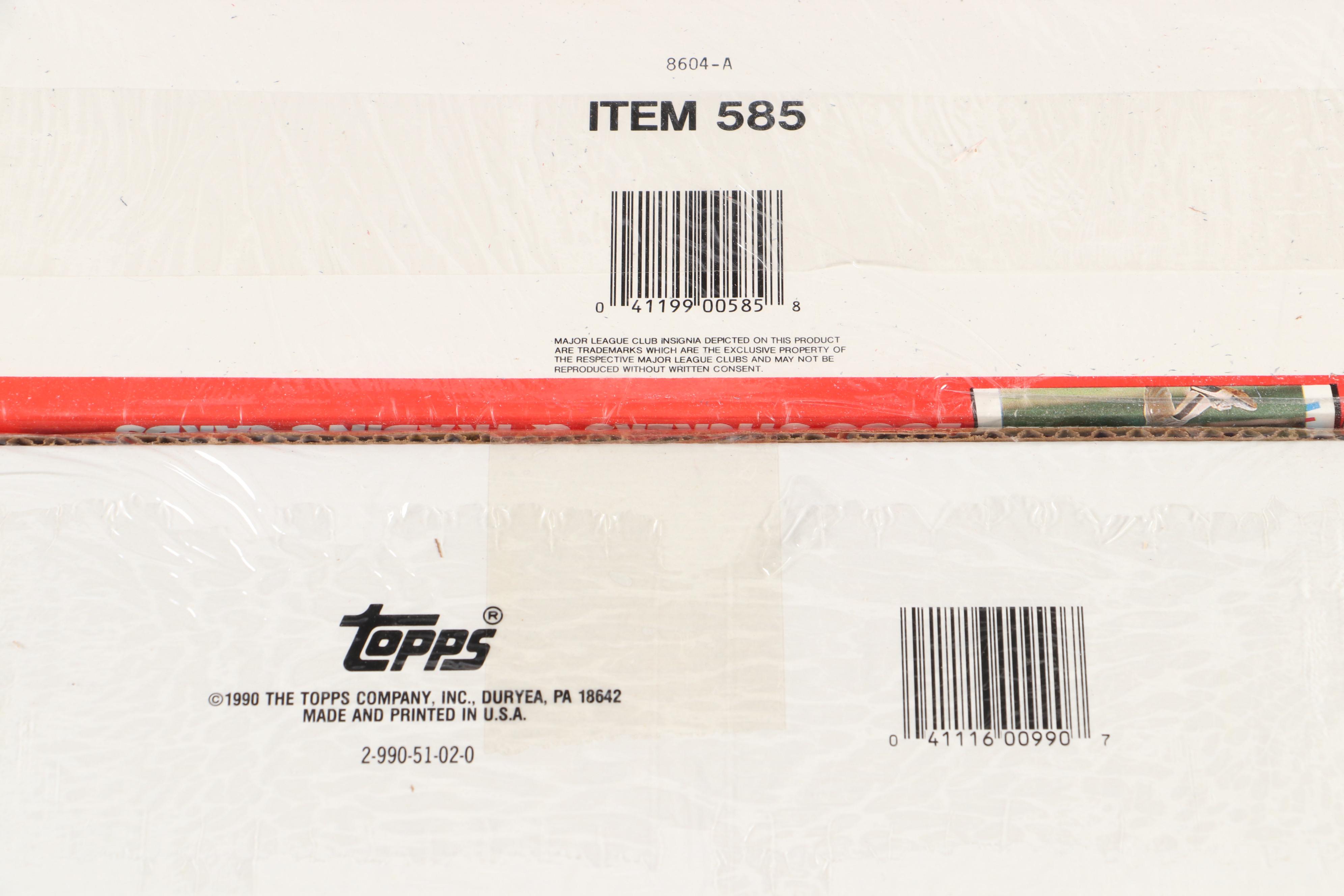 Sealed Sports Card Sets with Ken Griffey Jr., Joe Montana, and More