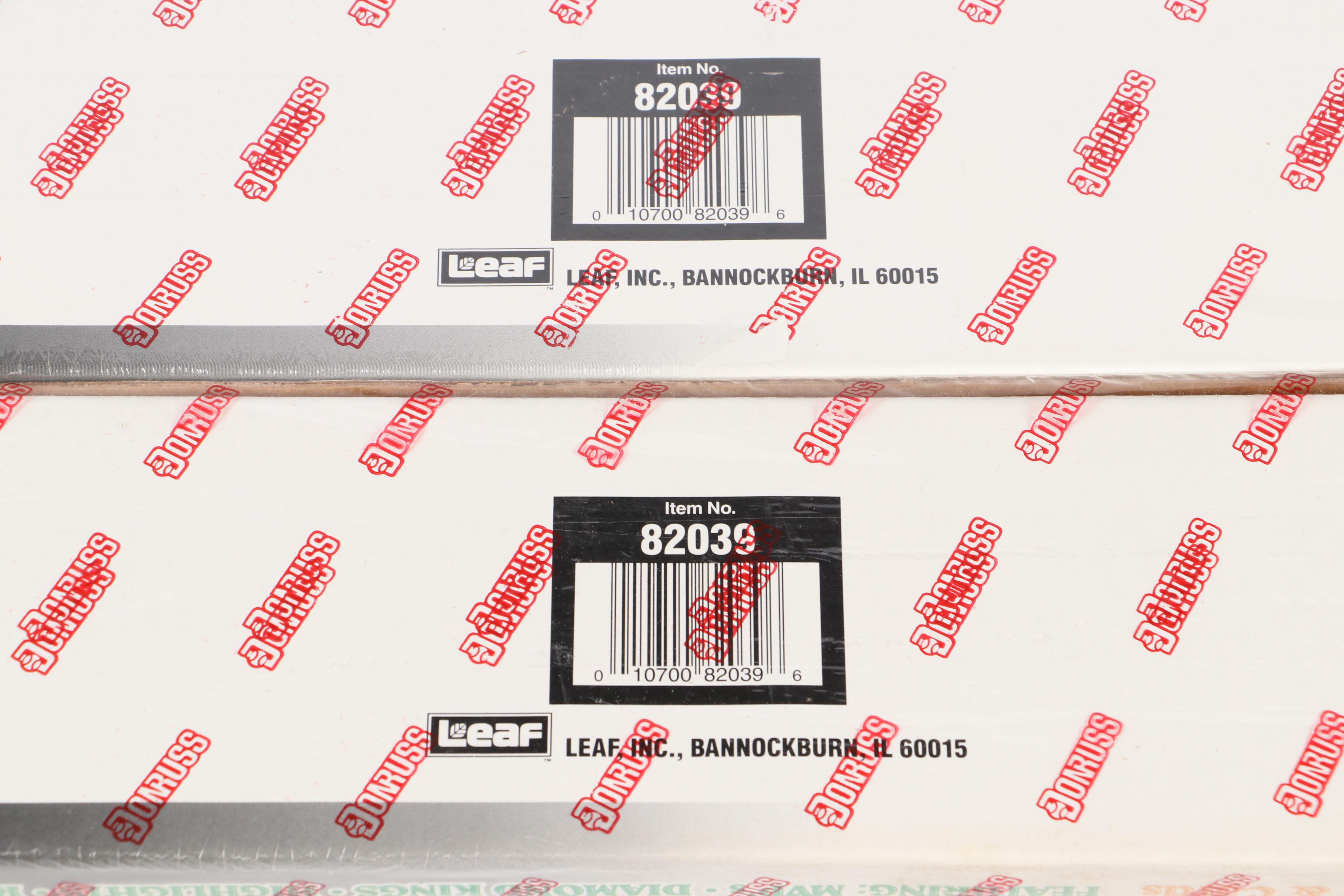 Sealed Sports Card Sets with Ken Griffey Jr., Joe Montana, and More, 1980s–1993s