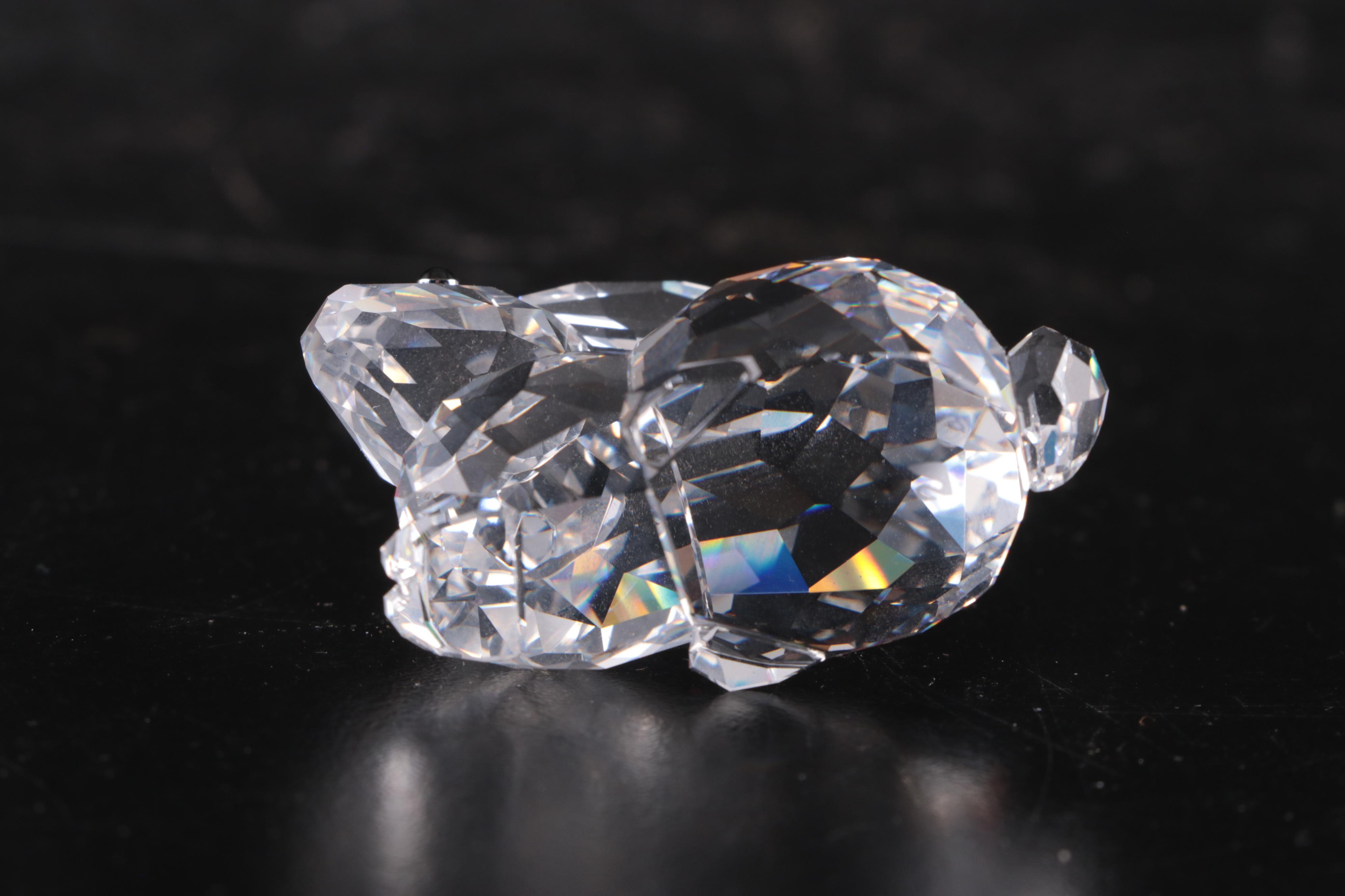 Swarovski "Siamese Fighting Fish" with Other Swarovski Crystal Animal Figurines