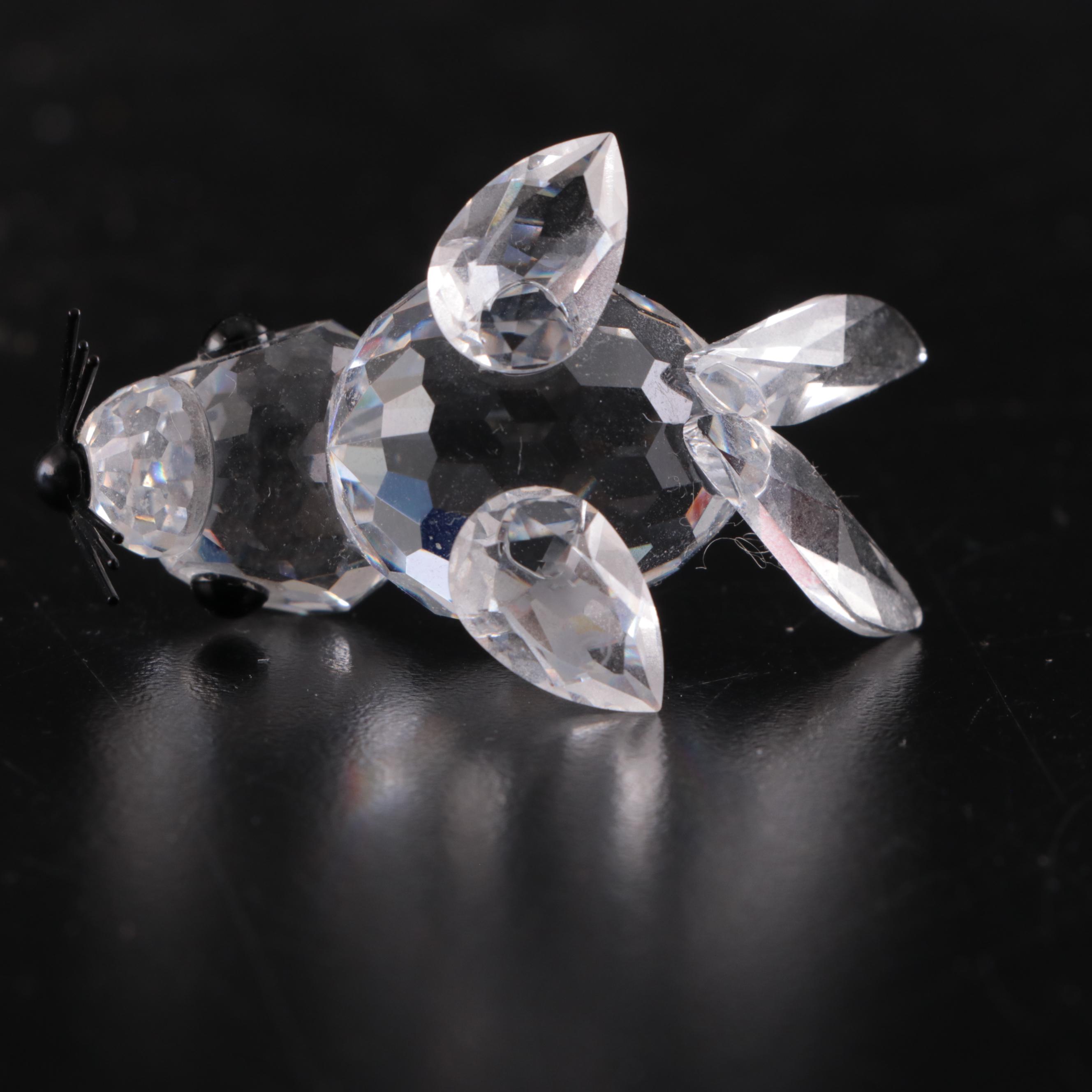 Swarovski "Siamese Fighting Fish" with Other Swarovski Crystal Animal Figurines