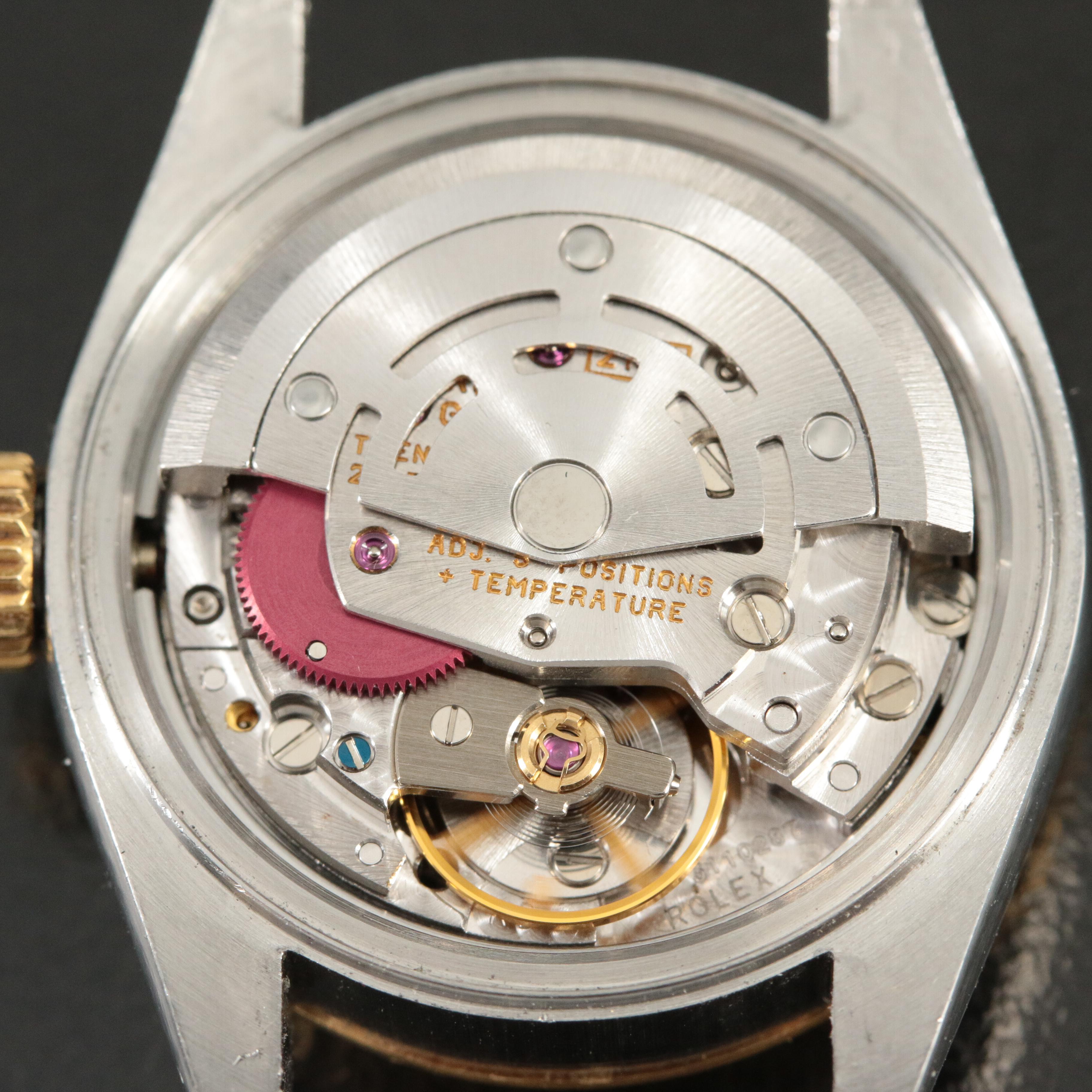 1995 Rolex Custom Diamond Dial Datejust Watch