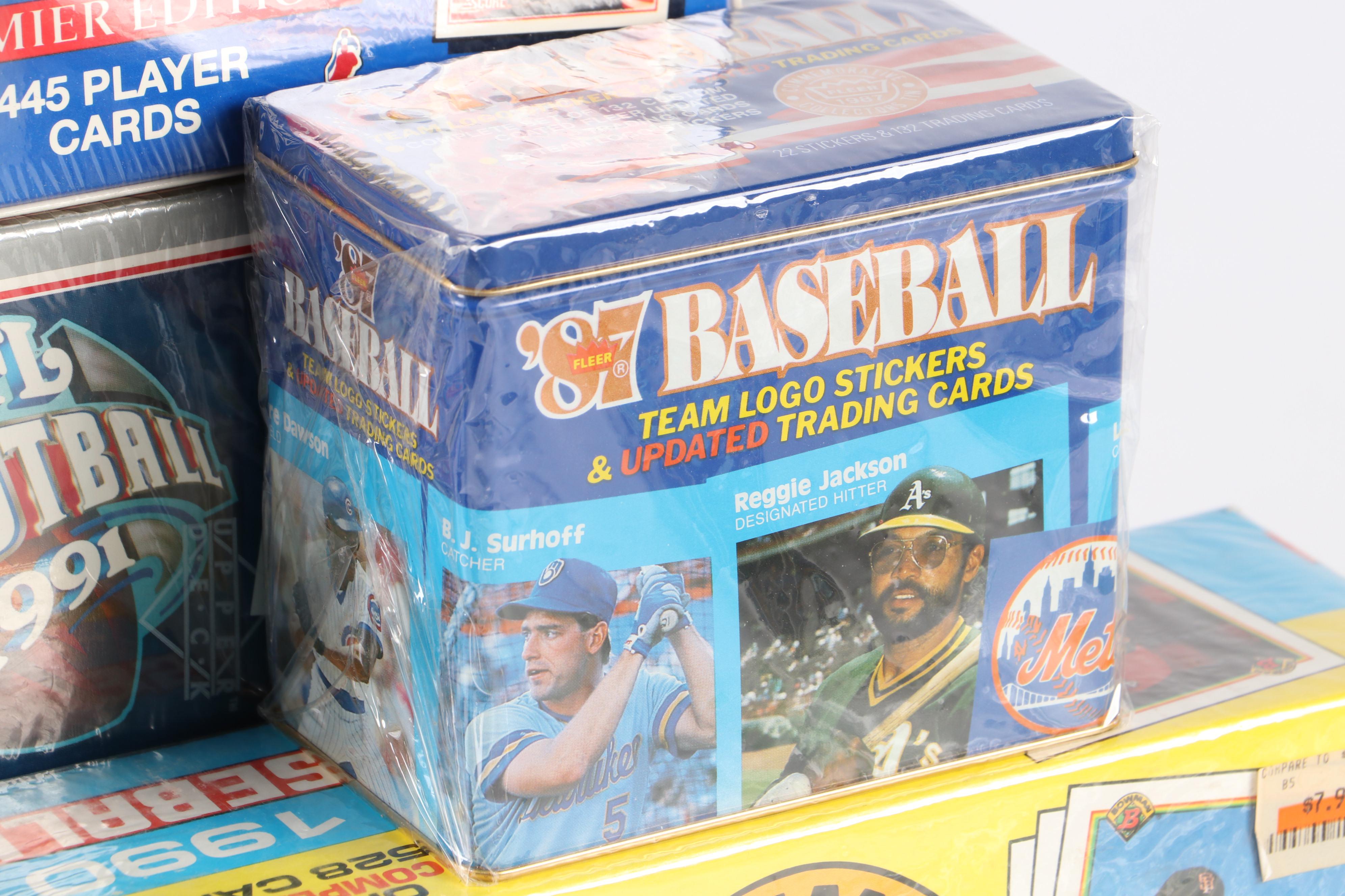 Sealed Sports Card Sets with Nolan Ryan, Dan Marino, and More, 1980s–1990s