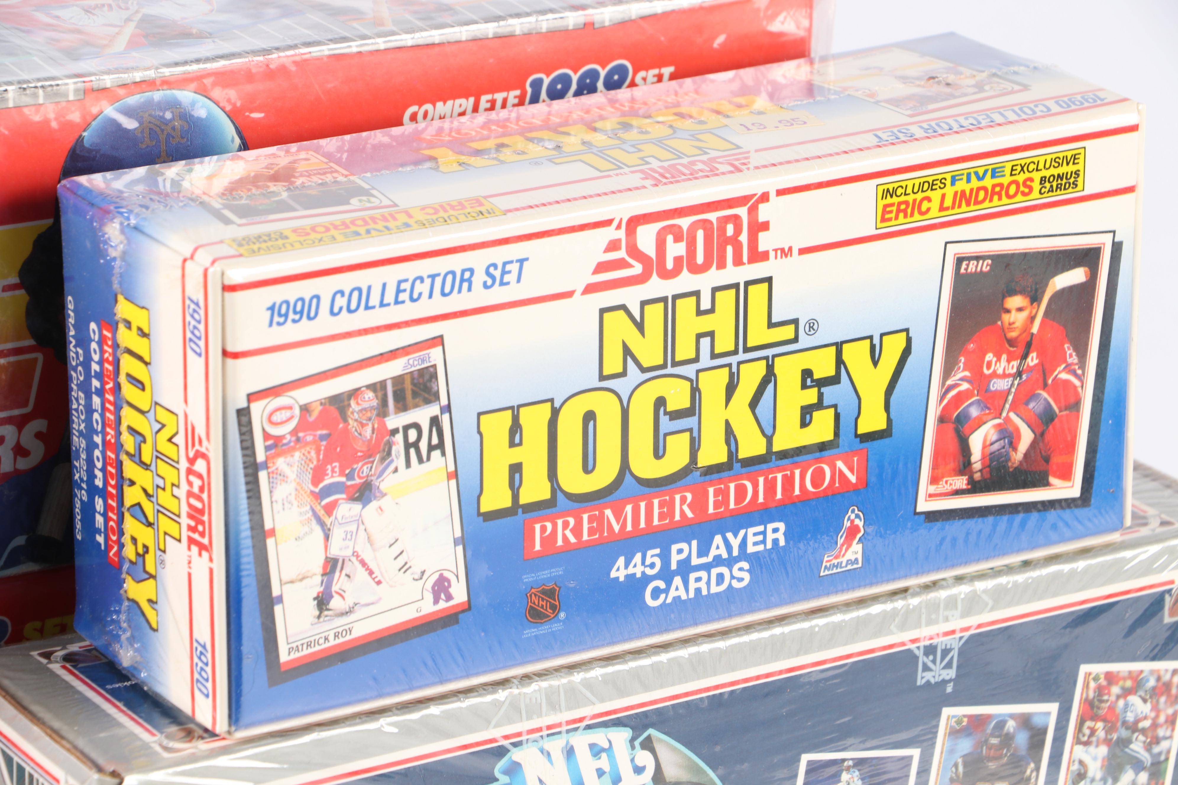 Sealed Sports Card Sets with Nolan Ryan, Dan Marino, and More, 1980s–1990s