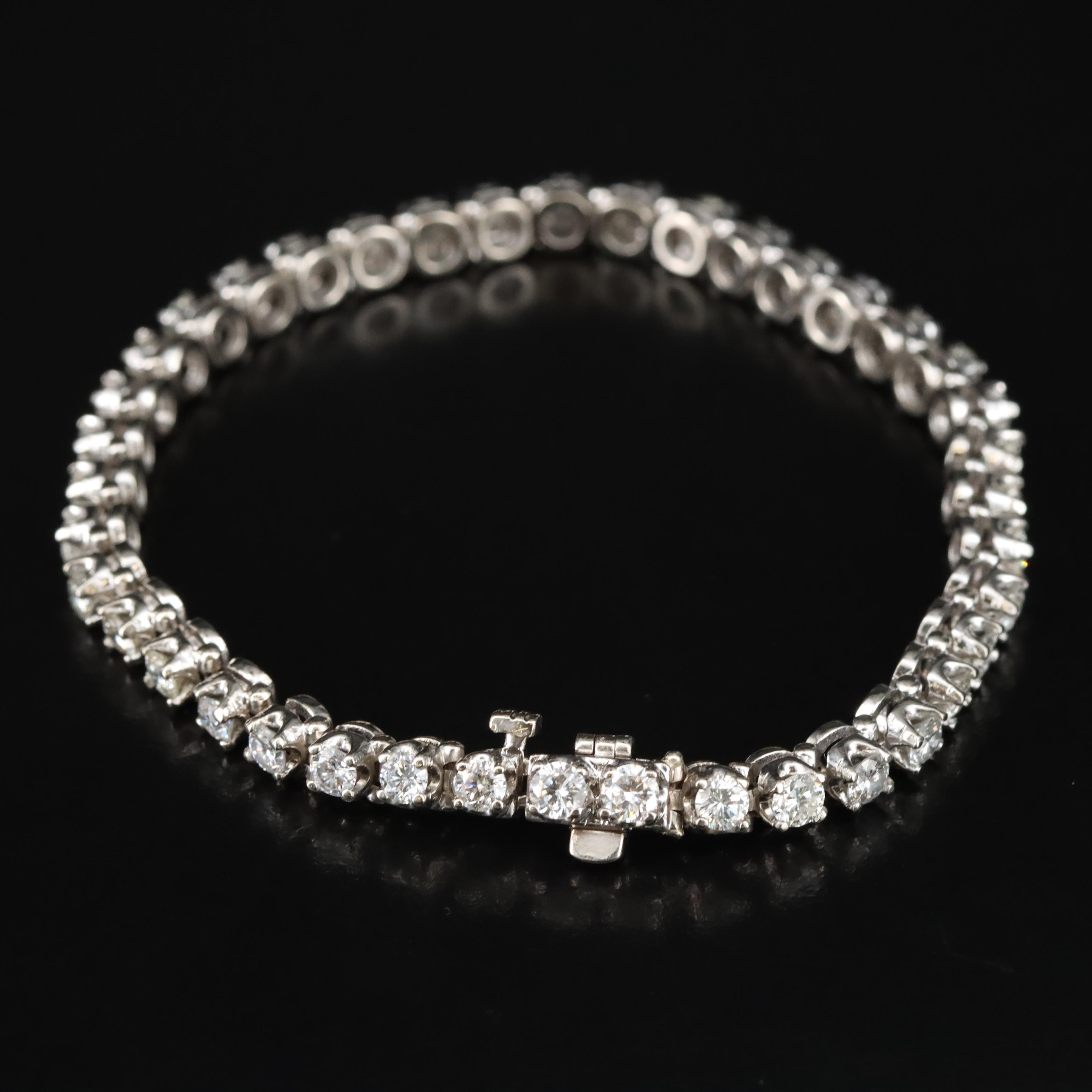 14K 4.68 CTW Diamond Bracelet