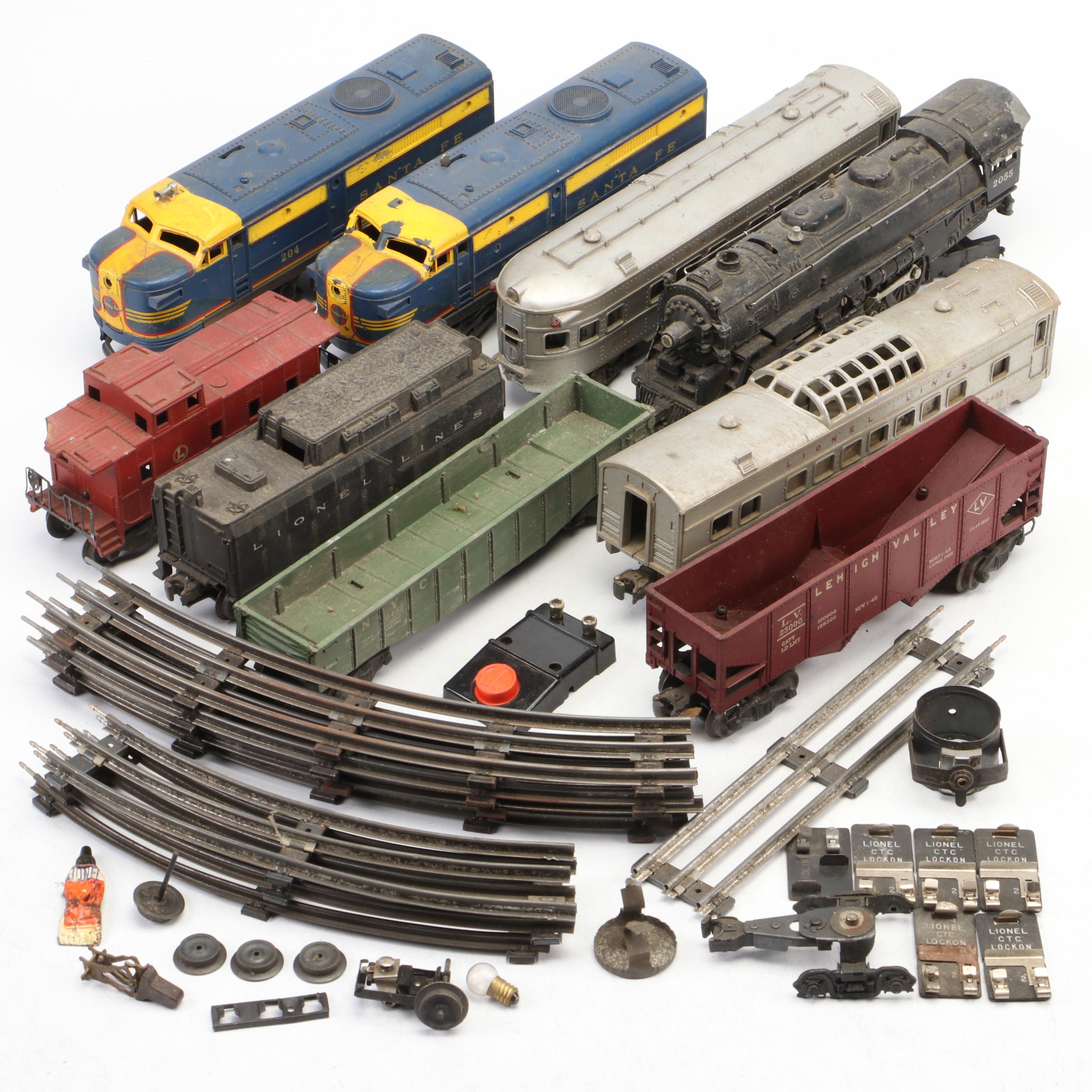 Lionel Model Train with Track and Operating Accessories