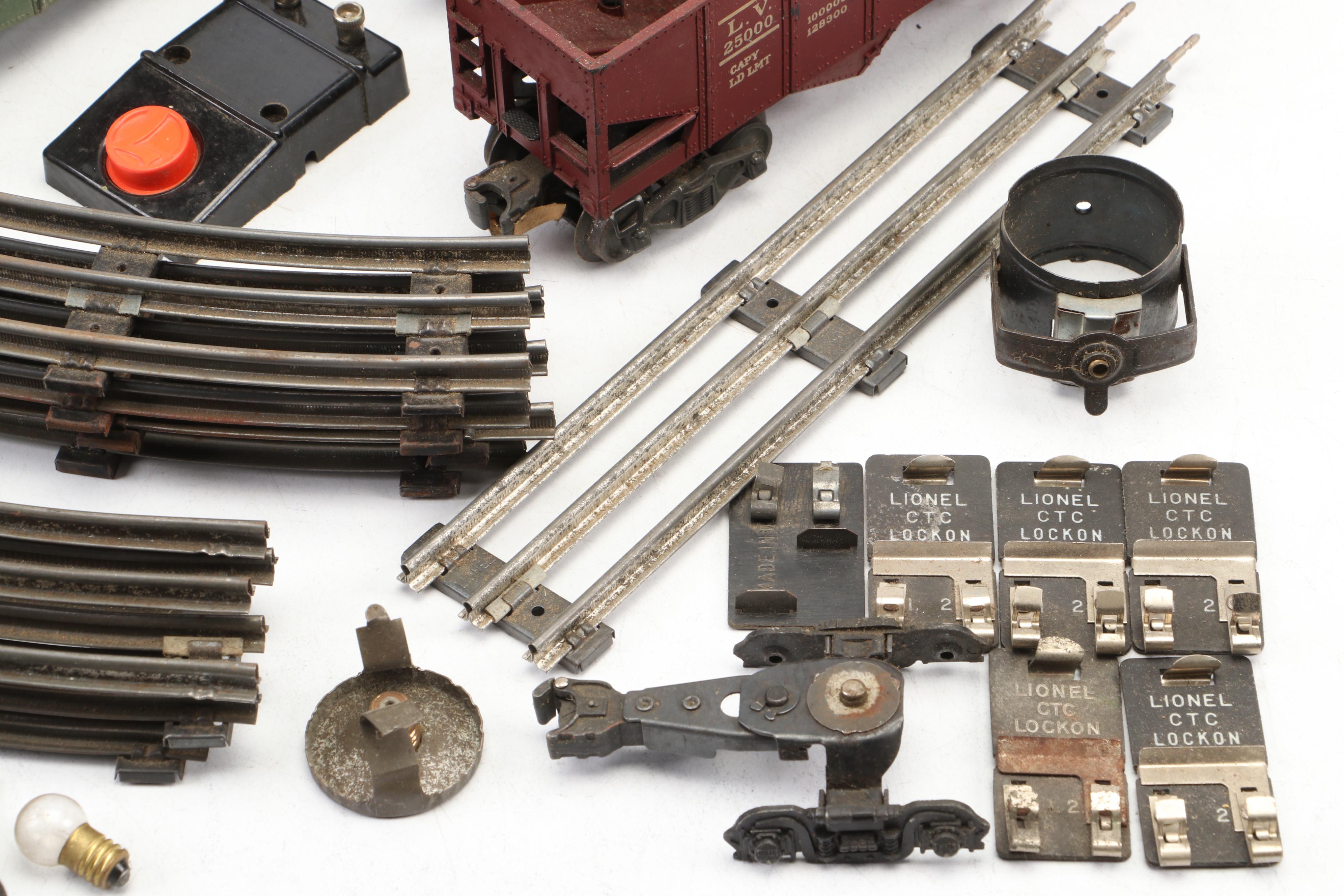 Lionel Model Train with Track and Operating Accessories