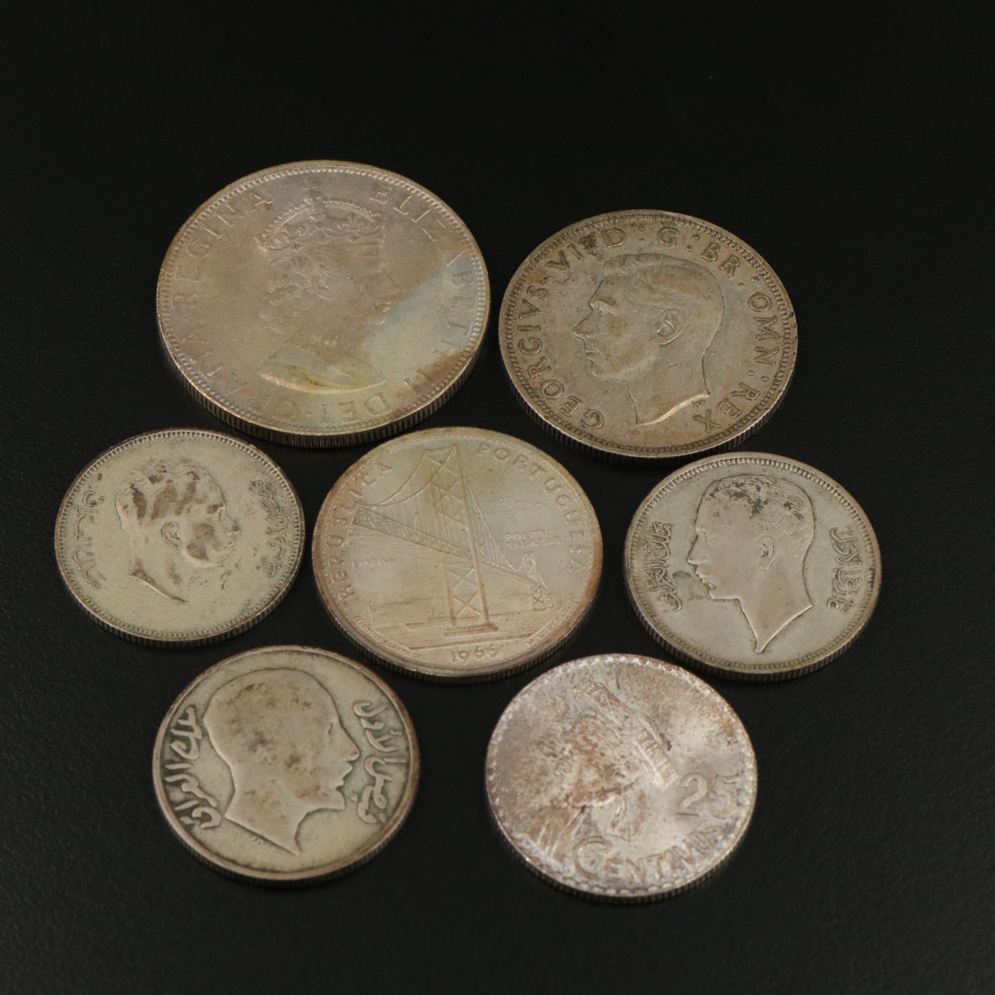 Collection of Eighteen World Silver Coins