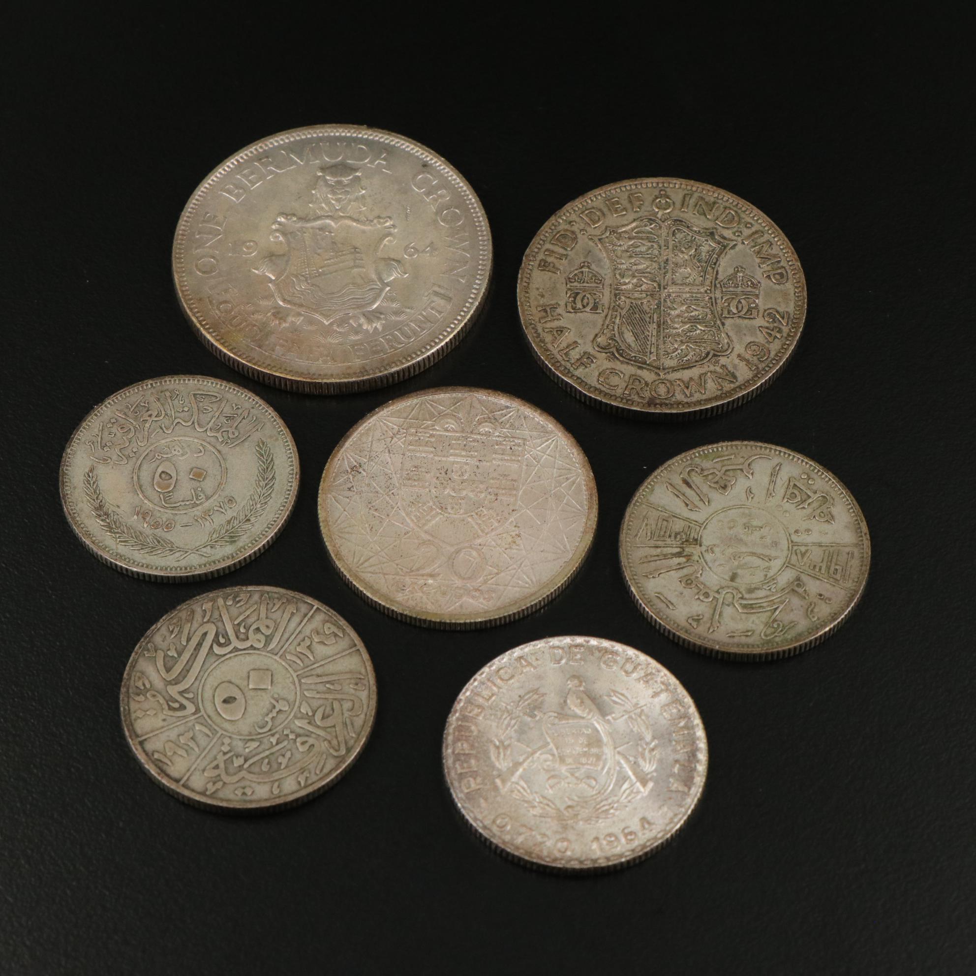 Collection of Eighteen World Silver Coins