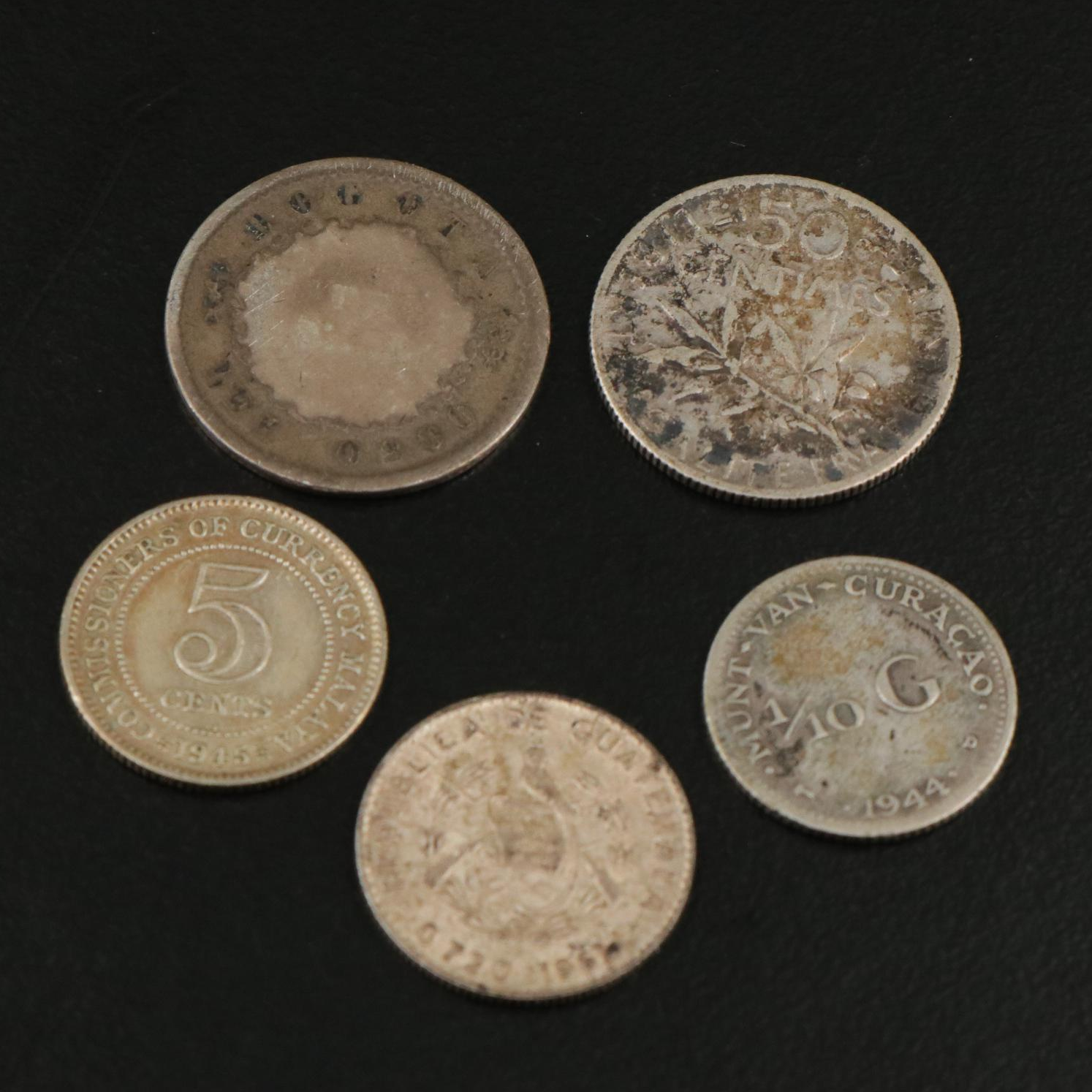 Collection of Eighteen World Silver Coins
