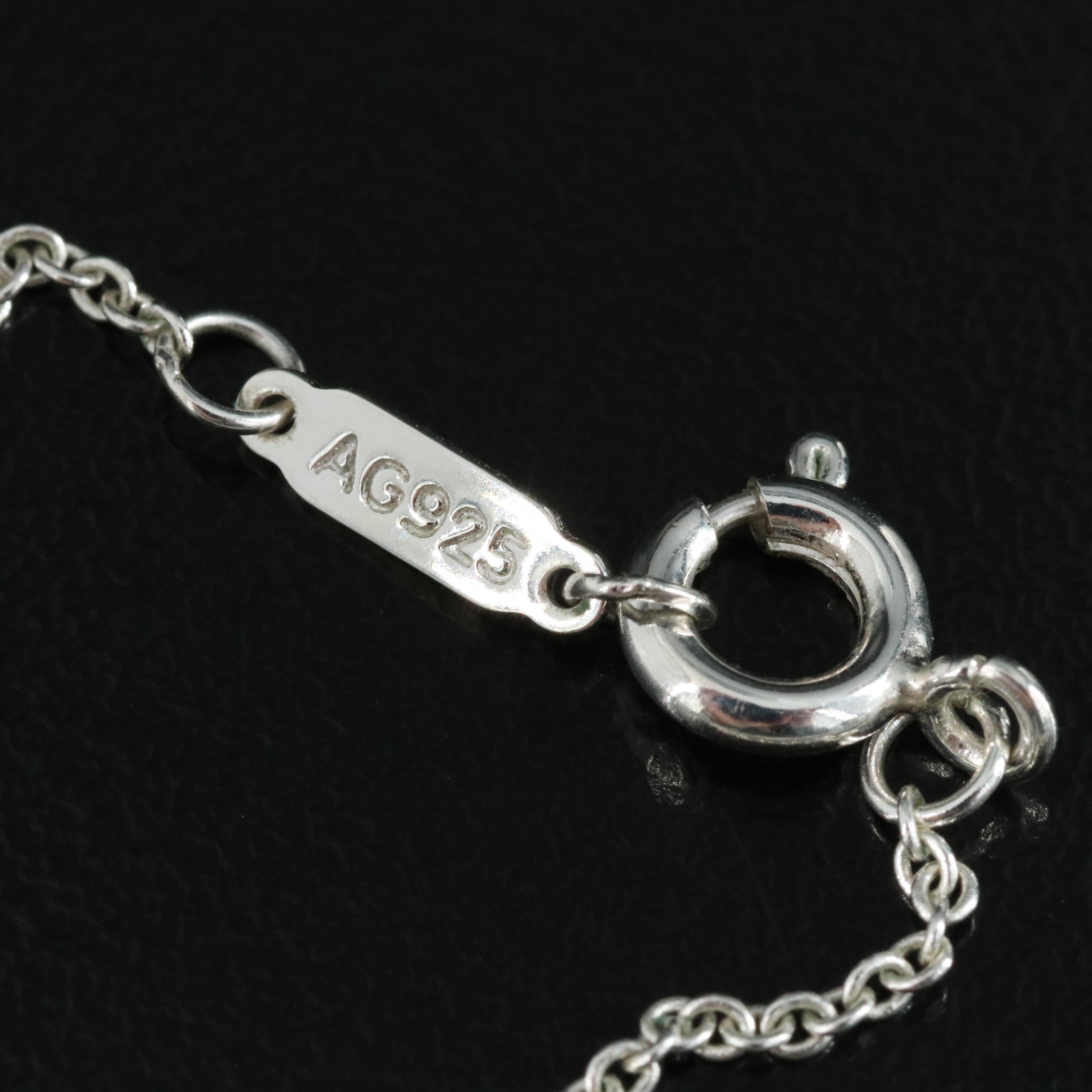 Tiffany & Co. Sterling "Please Return to Tiffany Co." Heart Pendant Necklace