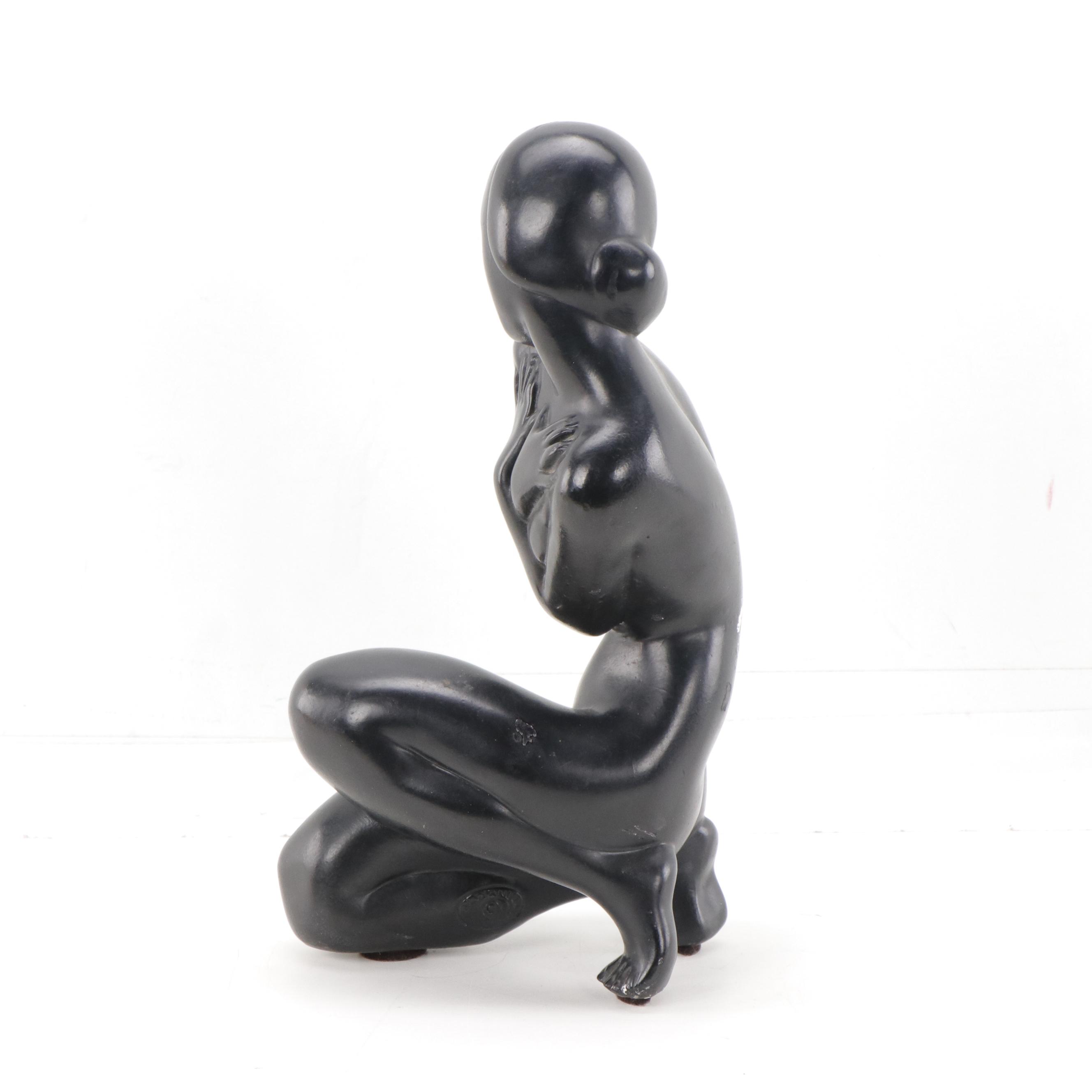 Alexander Backer Co. Chalkware Statuette, Mid-20th Century