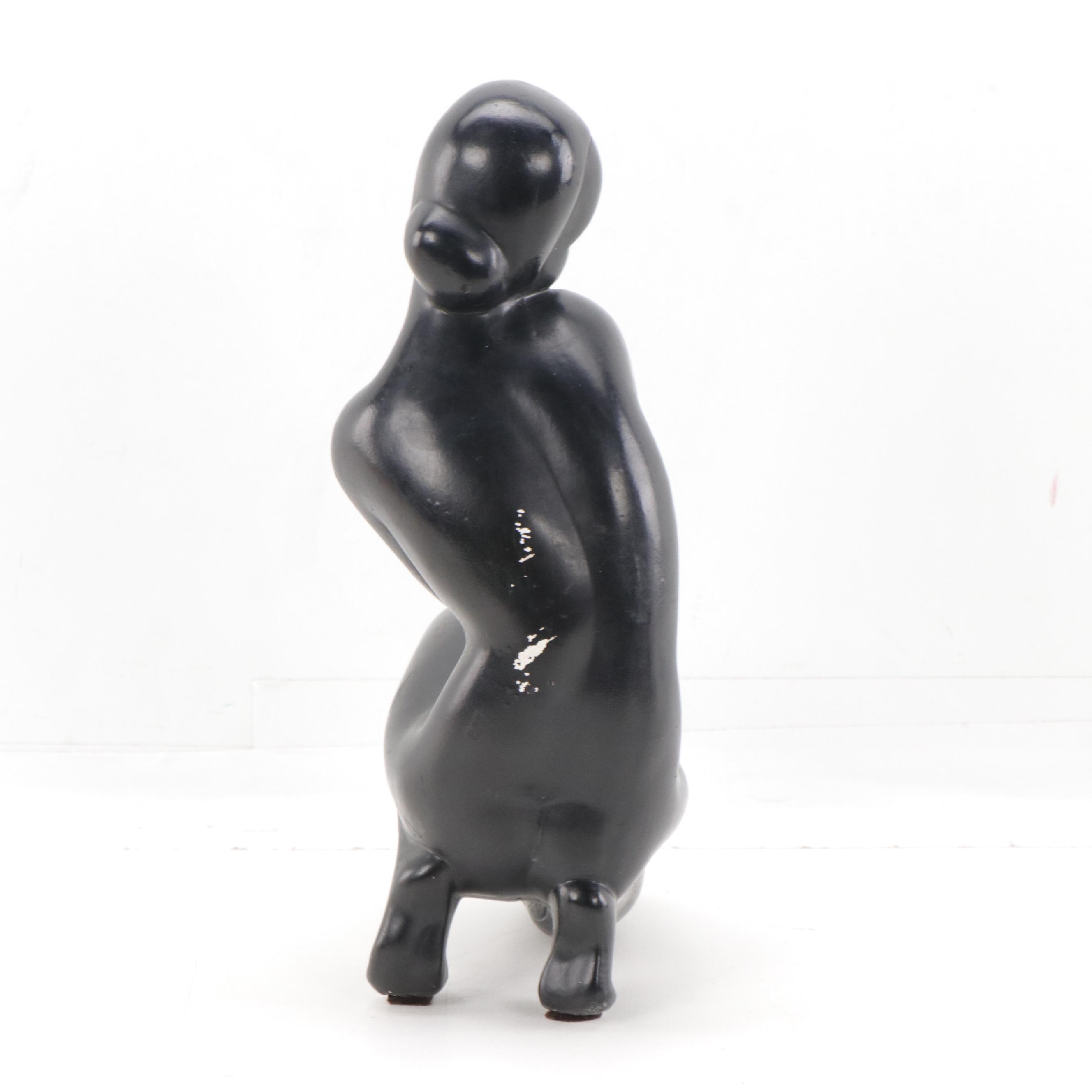 Alexander Backer Co. Chalkware Statuette, Mid-20th Century