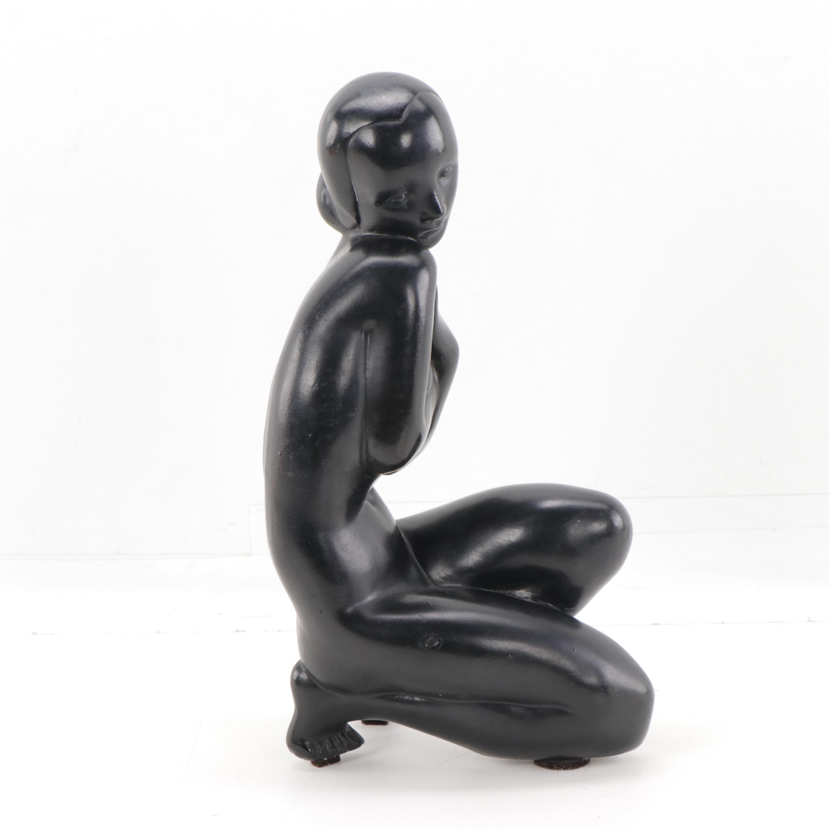 Alexander Backer Co. Chalkware Statuette, Mid-20th Century