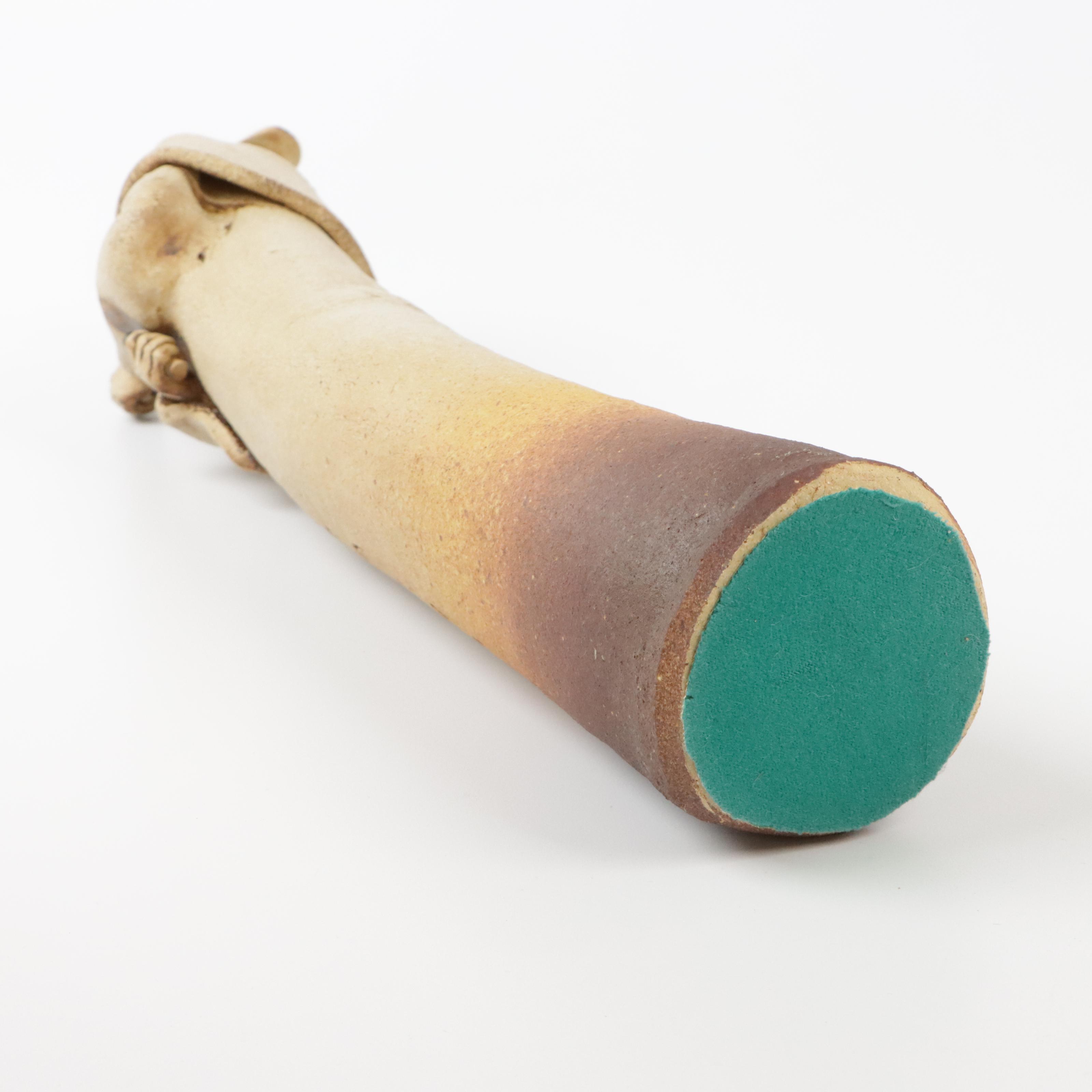 Signed Ceramic Sherlock Holmes Sculpture by James Robert Black, 1973