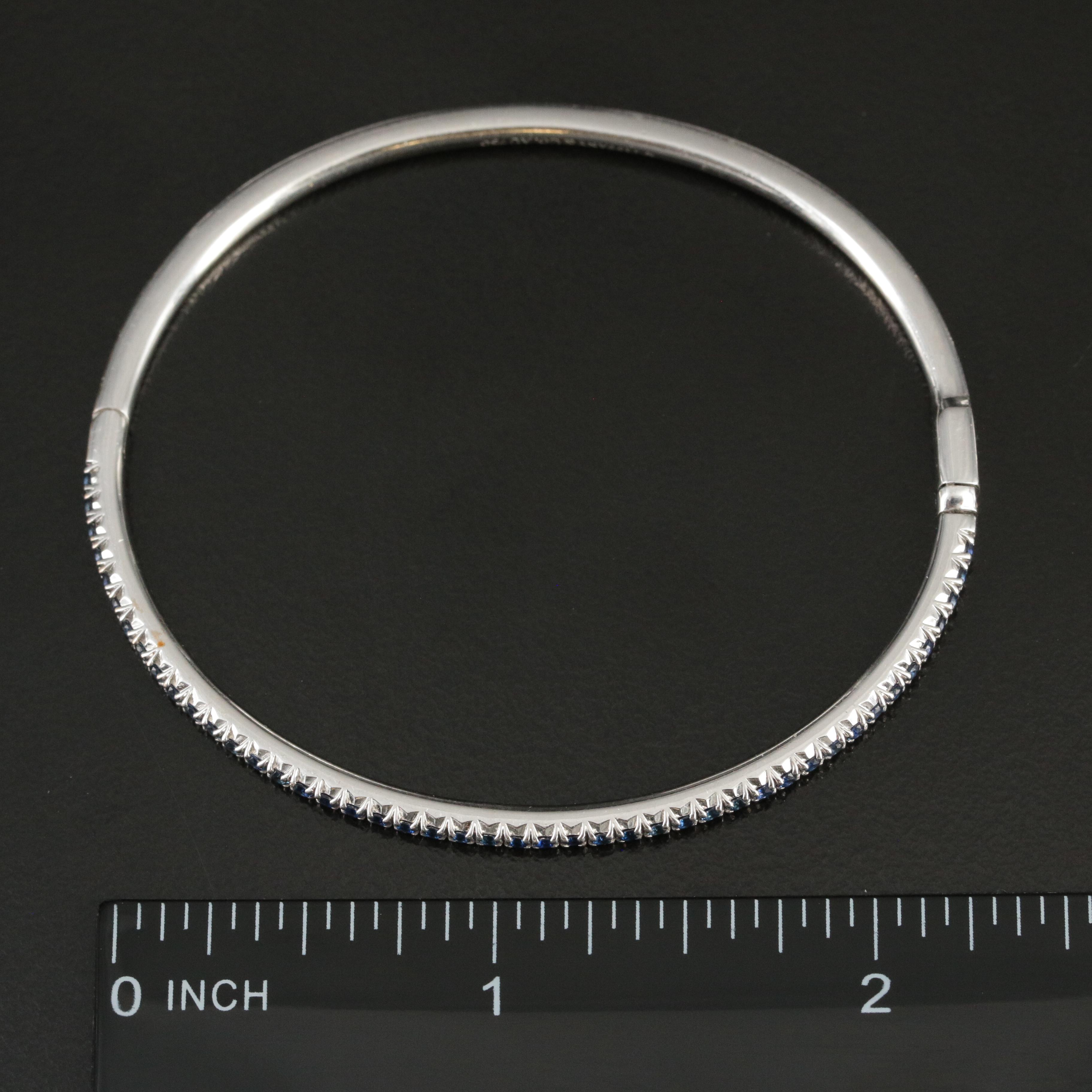 Tiffany & Co. "Metro" 18K Sapphire Bracelet