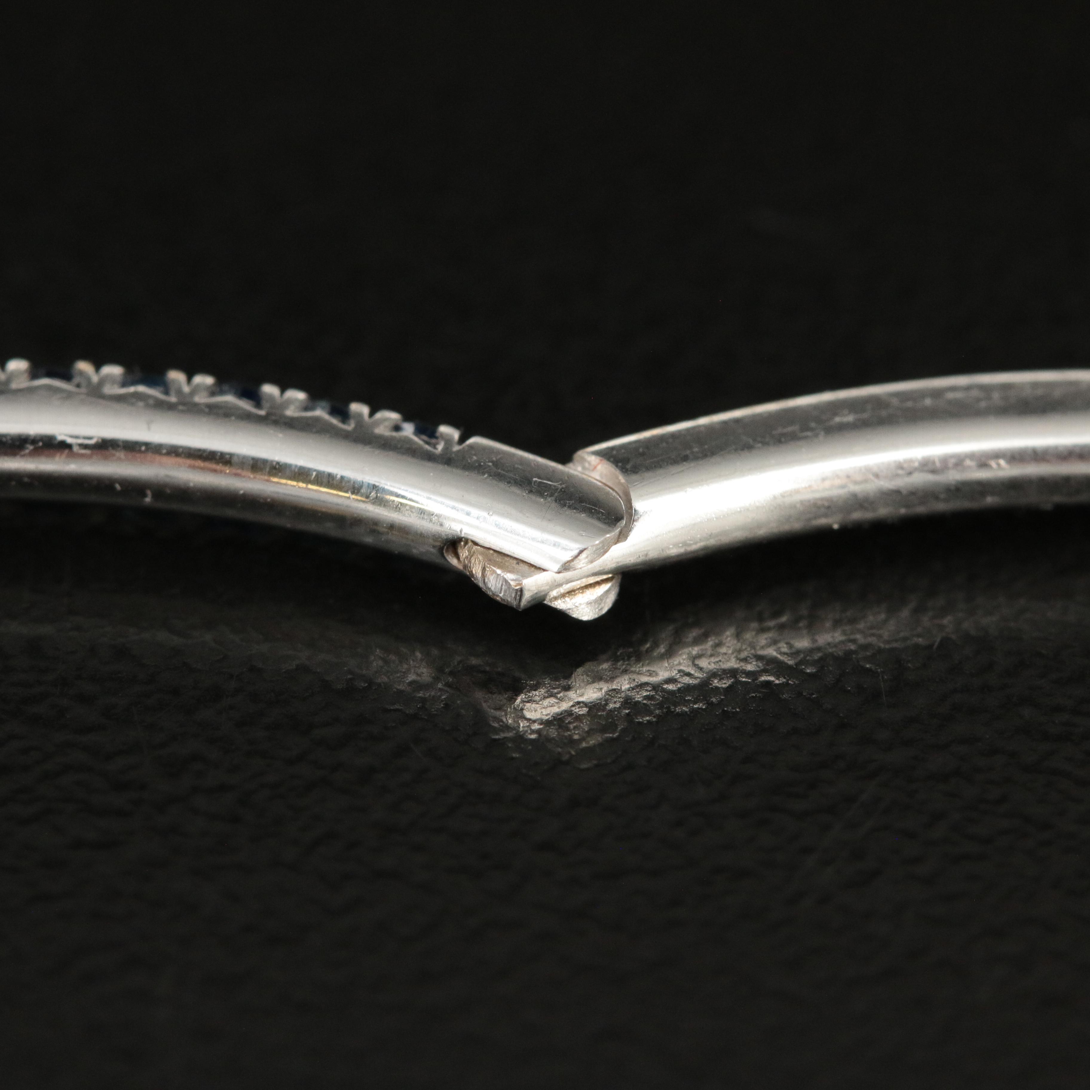 Tiffany & Co. "Metro" 18K Sapphire Bracelet