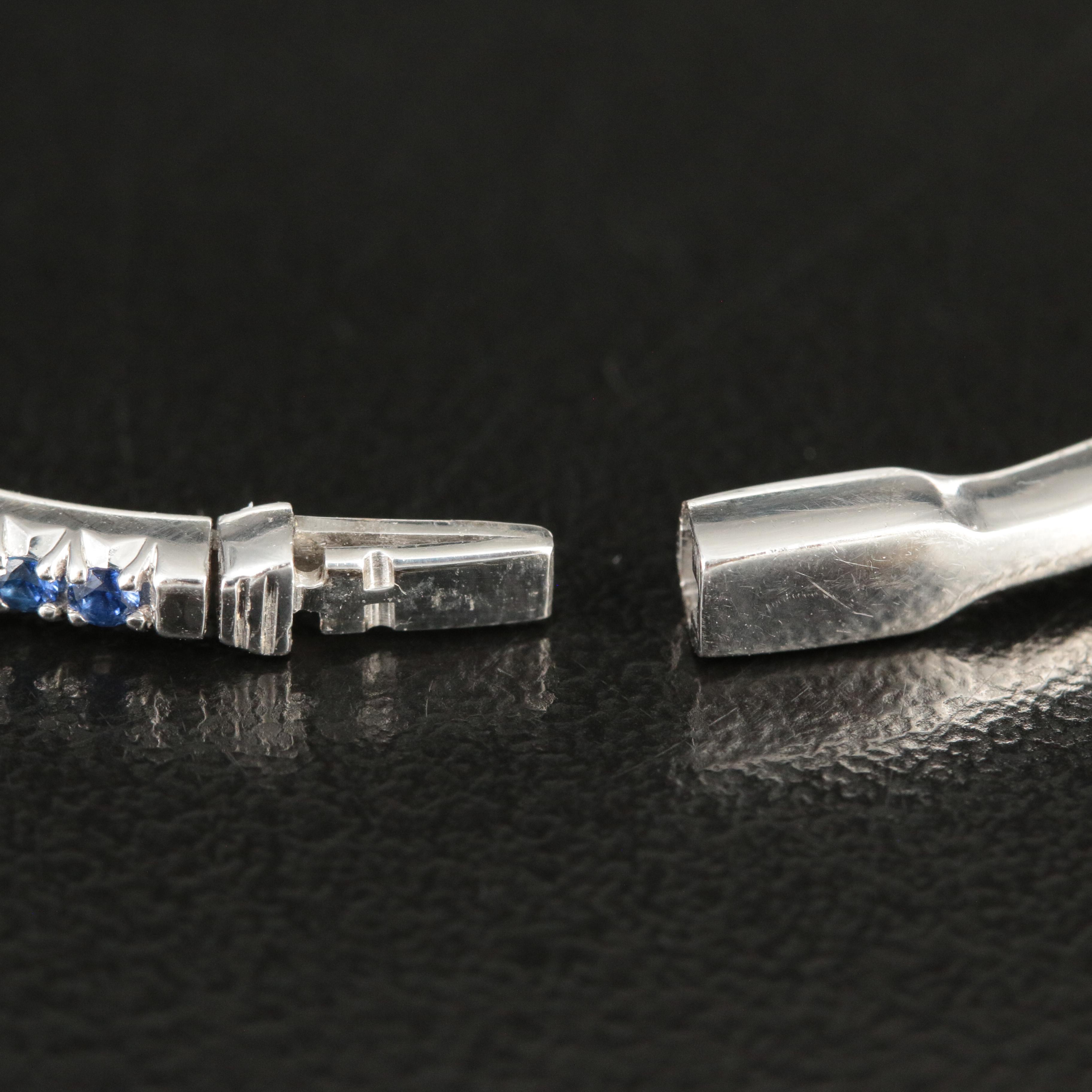 Tiffany & Co. "Metro" 18K Sapphire Bracelet