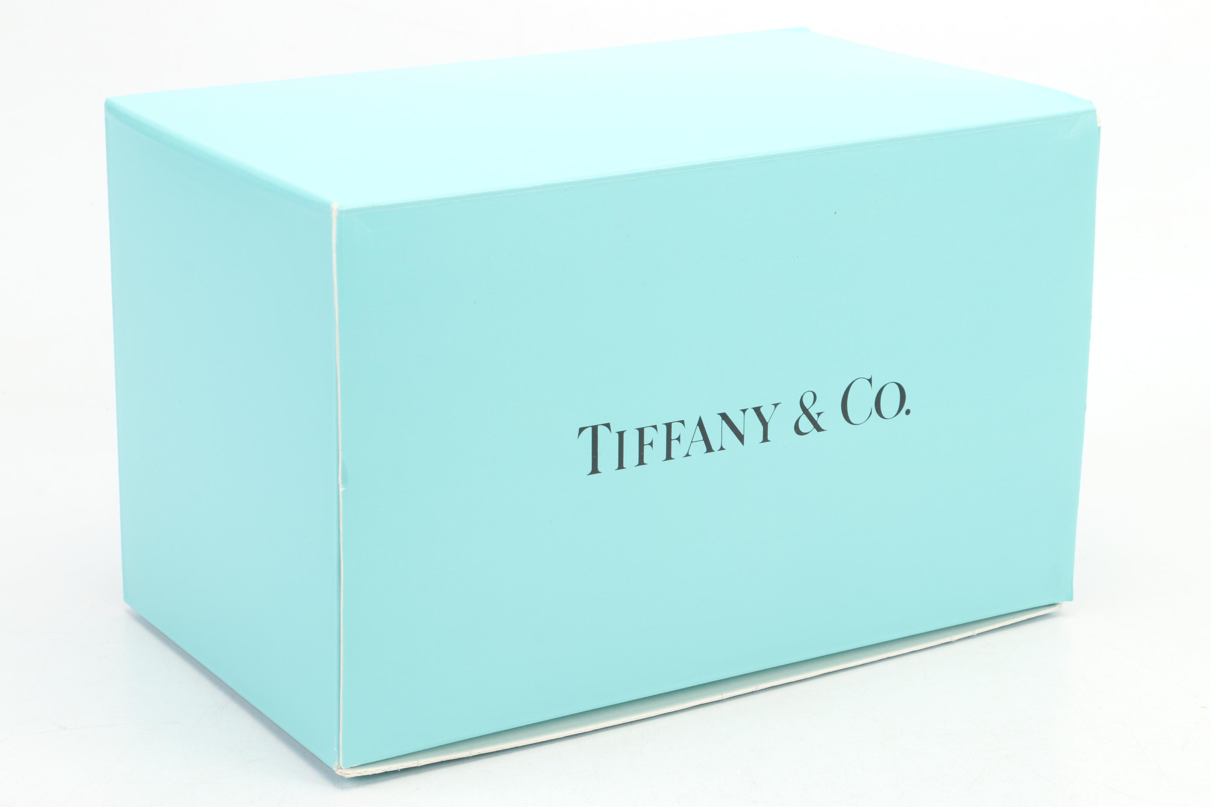 Elsa Peretti for Tiffany & Co. "Wave" Leather Jewelry Box