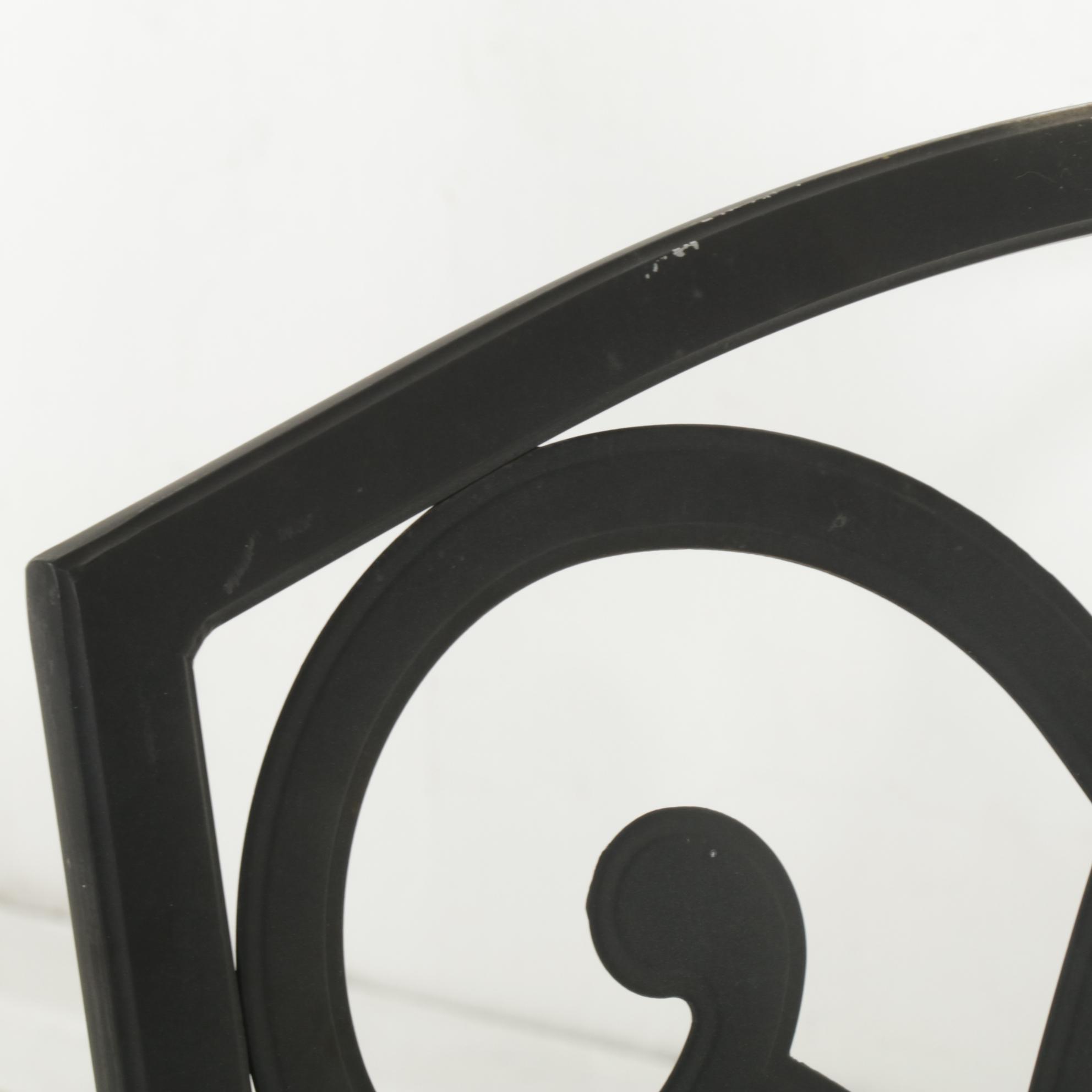 Set of Six Martha Stewart Living Cast Aluminum Patio Chairs