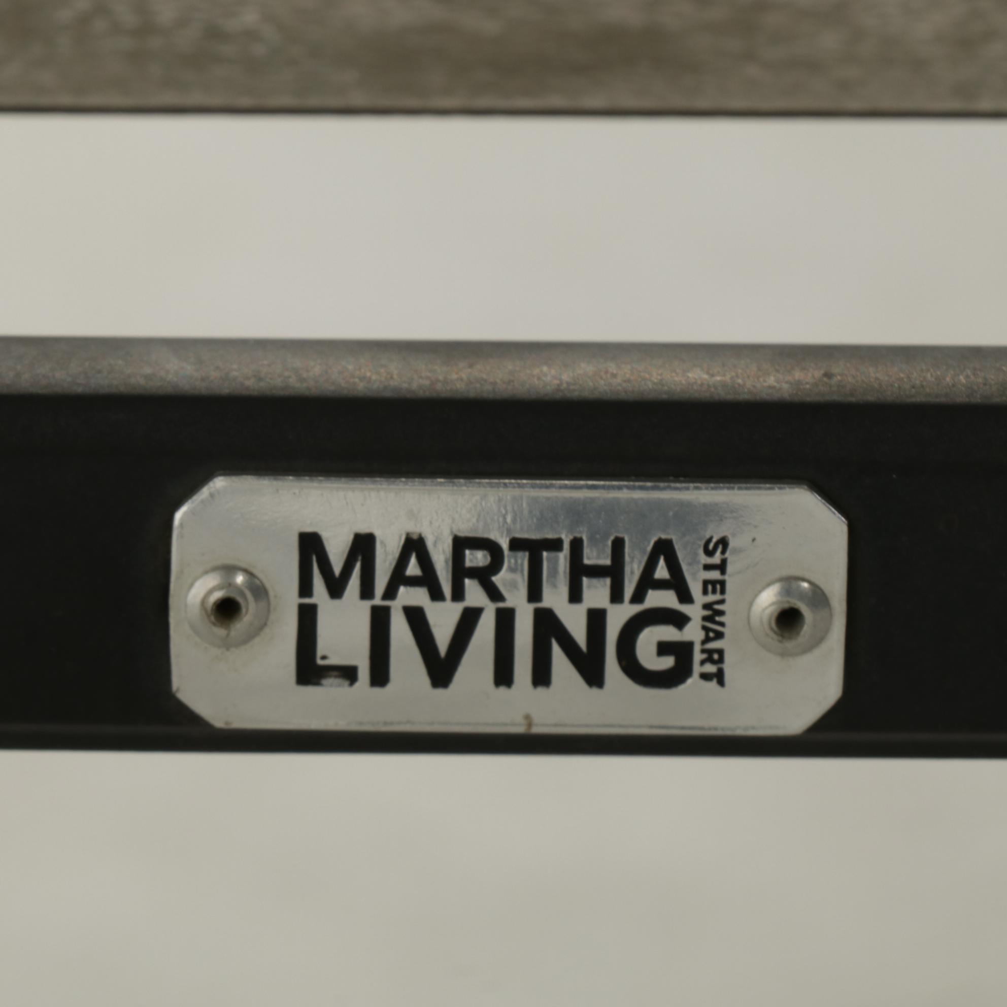 Set of Six Martha Stewart Living Cast Aluminum Patio Chairs