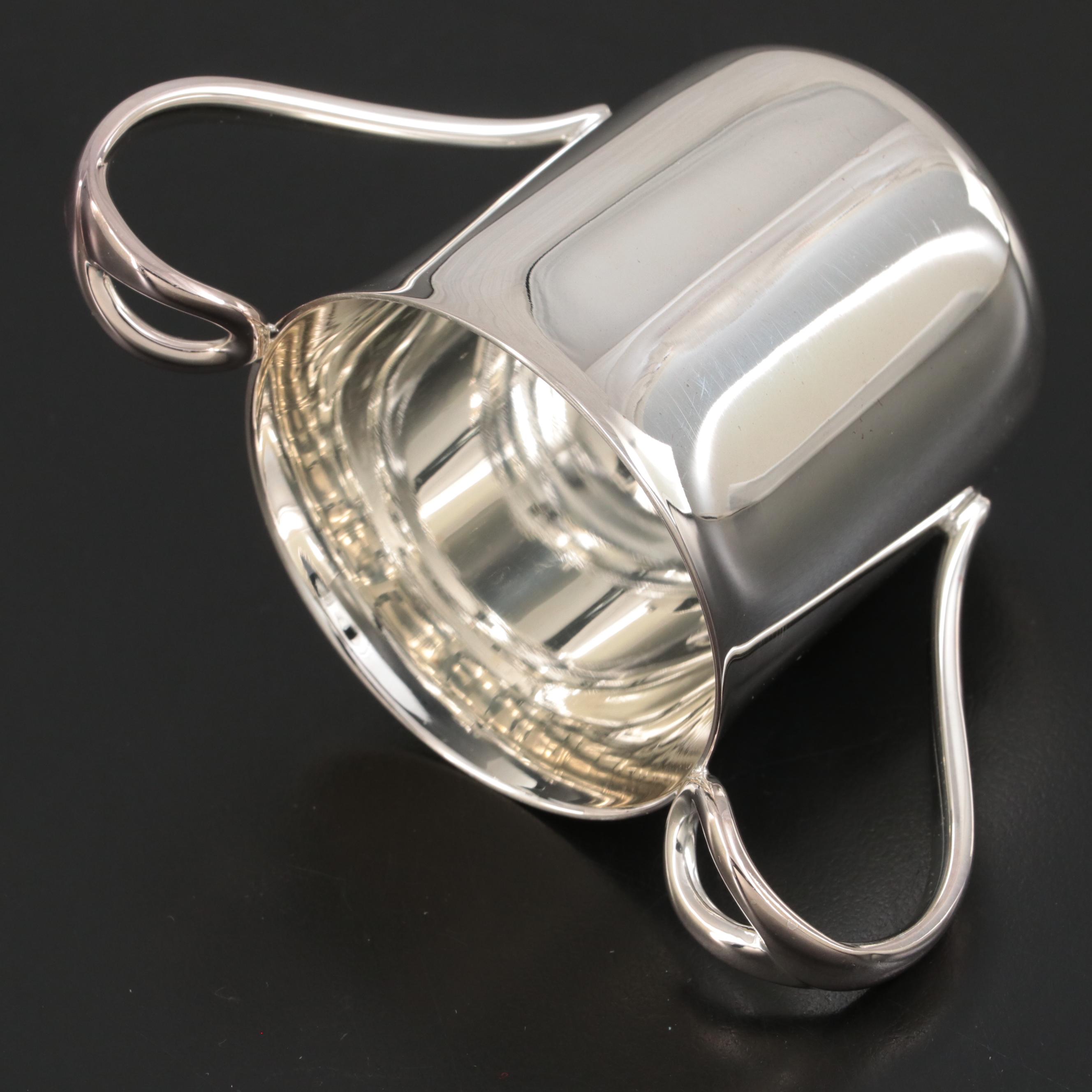 Elsa Peretti for Tiffany & Co. "Padova" Double Handled Sterling Silver Baby Cup