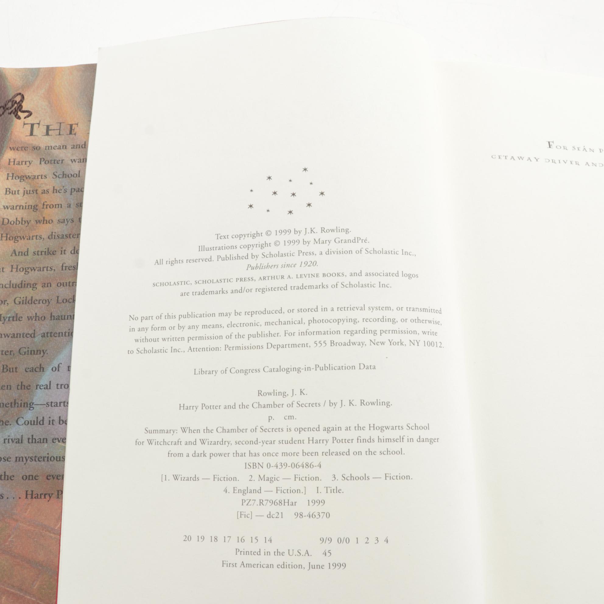 First American Edition "Harry Potter" Complete Series by J. K. Rowling