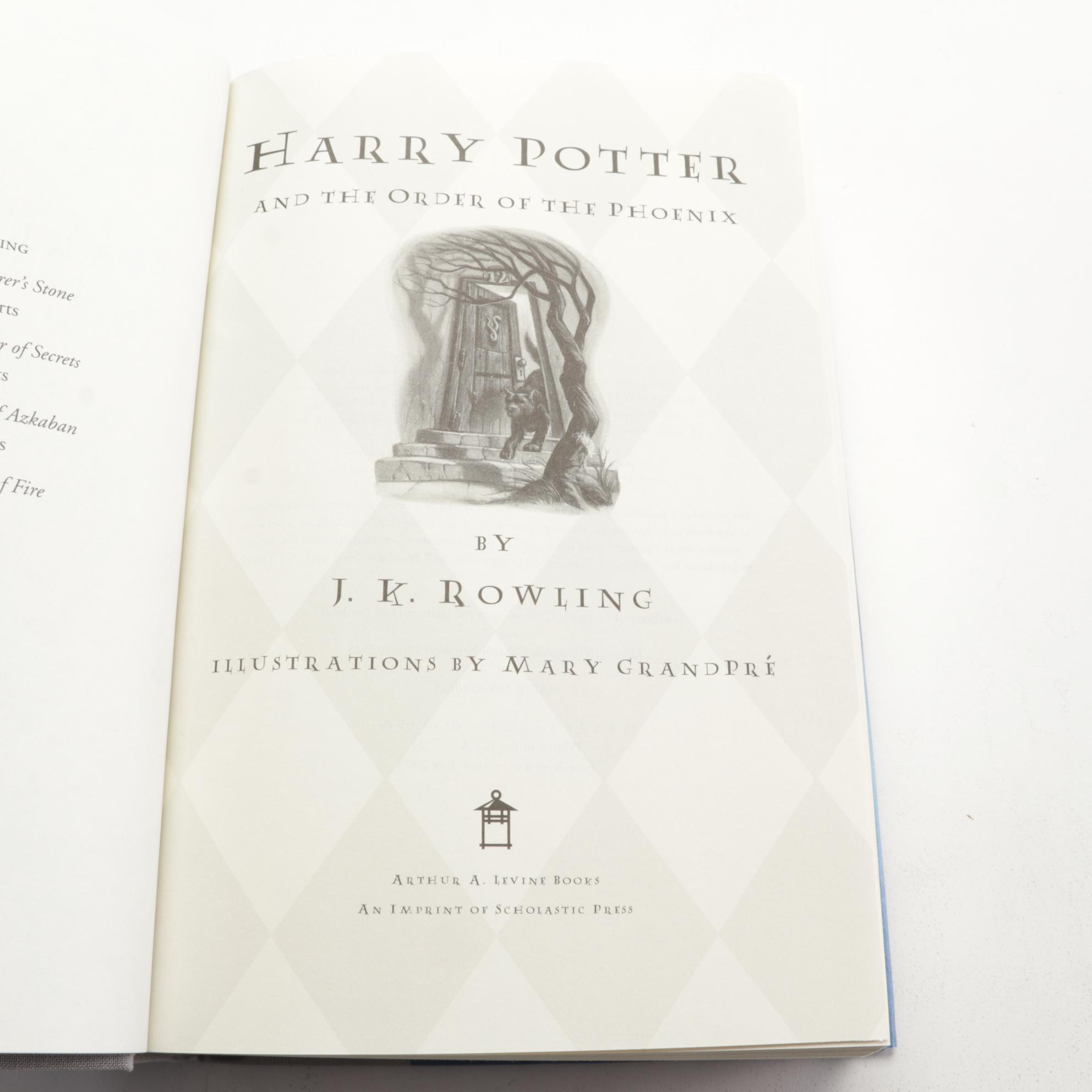 First American Edition "Harry Potter" Complete Series by J. K. Rowling