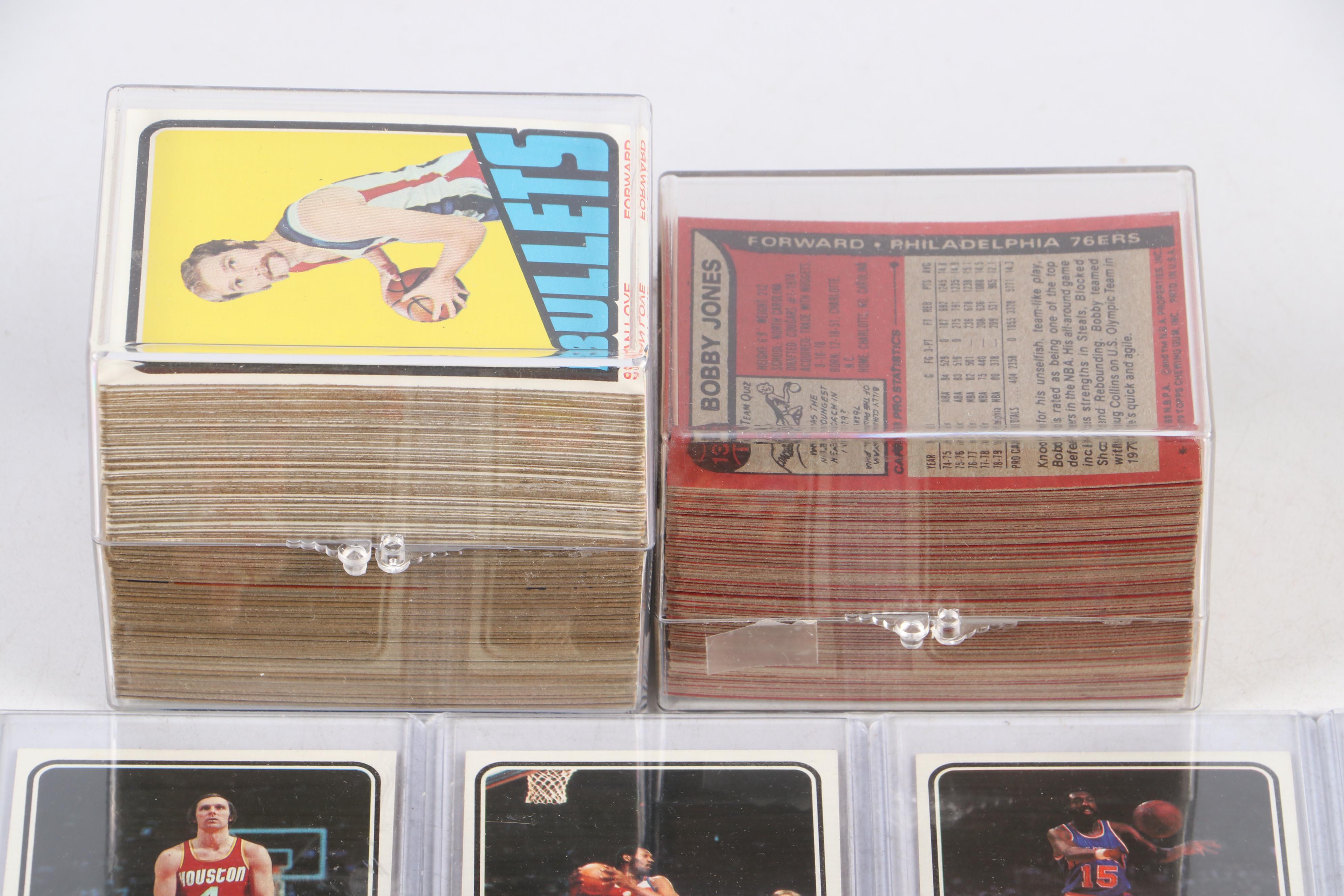 Topps Basketball Cards with Kareem Adbul-Jabbar, Jerry West, More, 1970s–1980