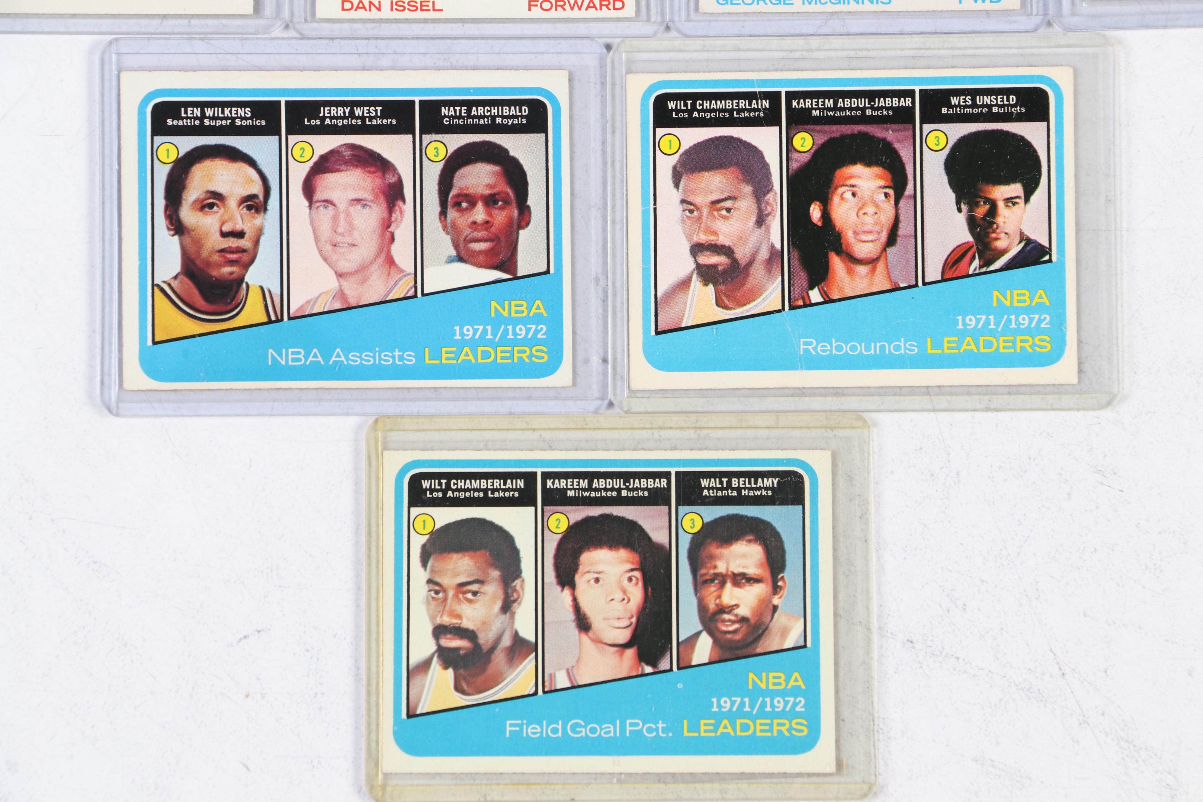 Topps Basketball Cards with Kareem Adbul-Jabbar, Jerry West, More, 1970s–1980