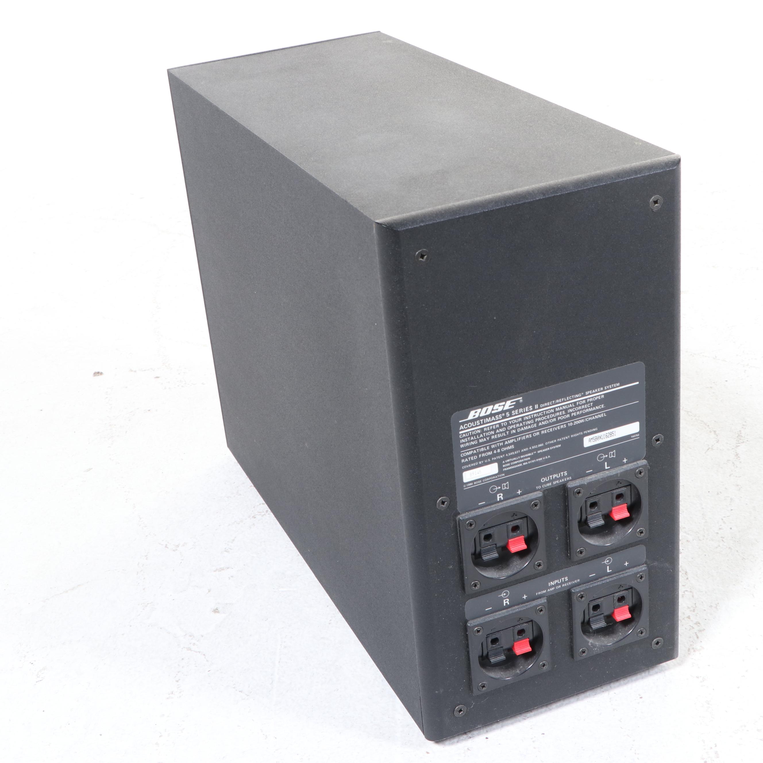 Bose "Acoustimass 5 Series II" Direct Reflecting Speaker System