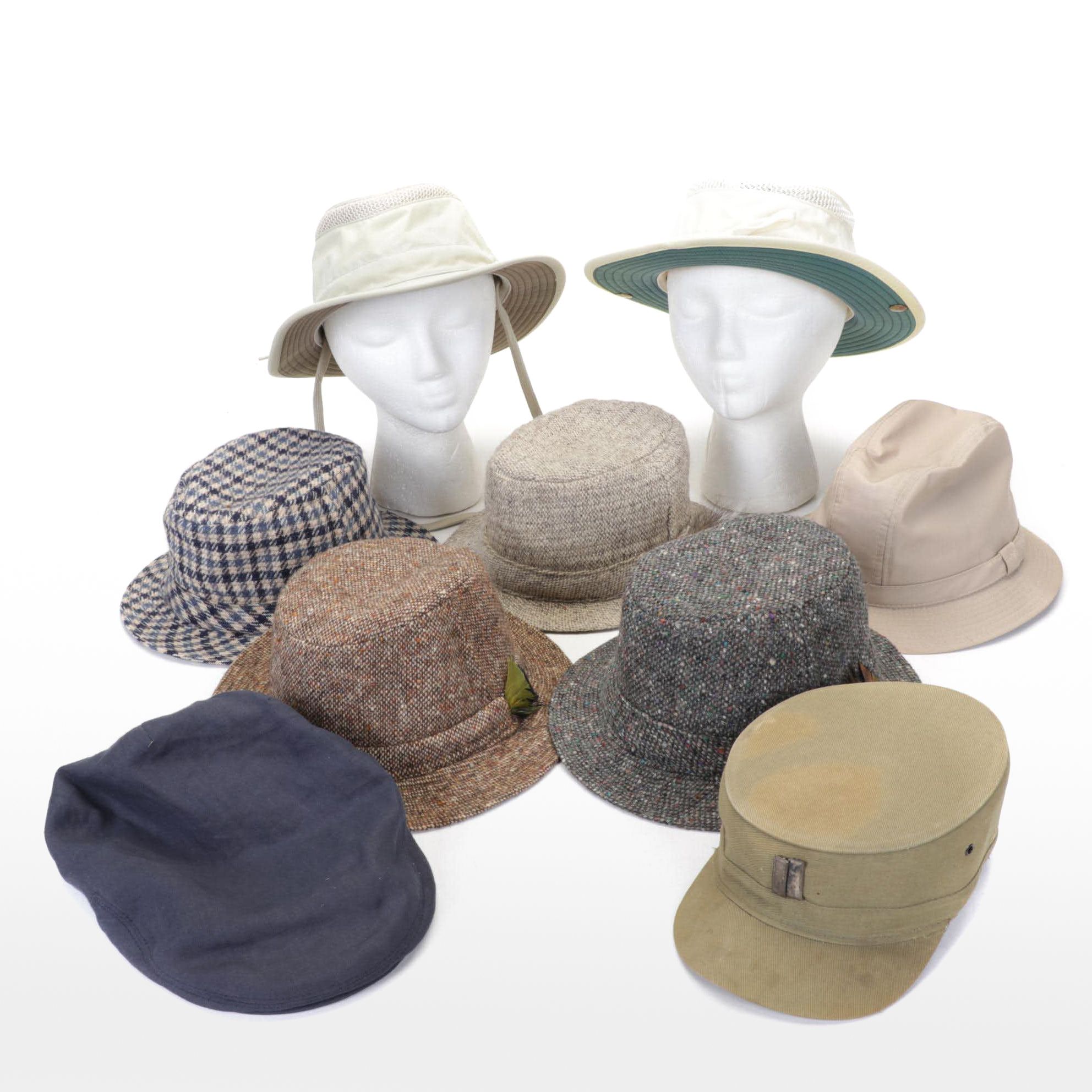 Hats Including Tilley Endurables, Irish Walking Hat, Brooks Brothers, & More