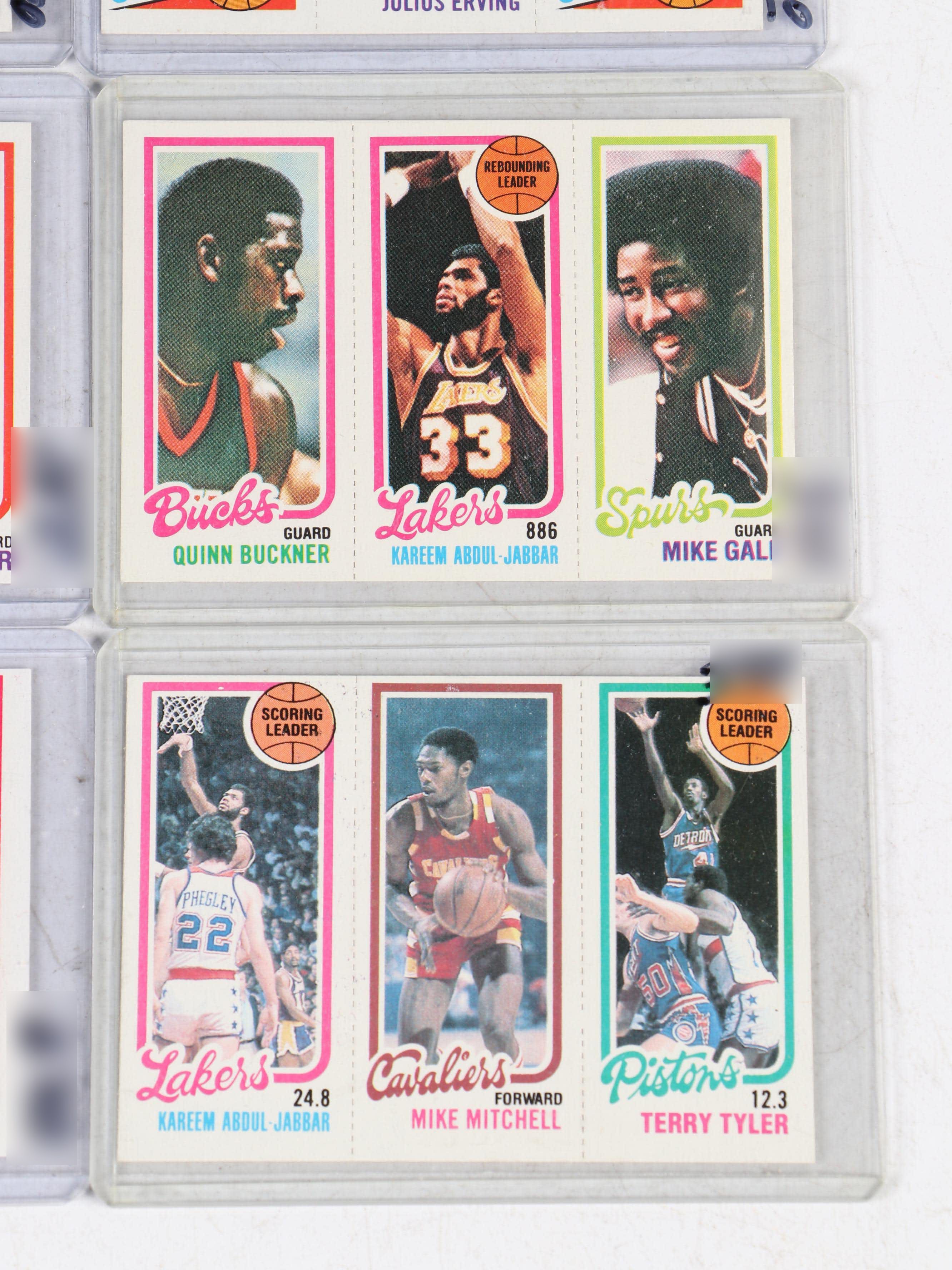 1980-81 Topps Basketball Cards Featuring Magic Johnson and Larry Bird Rookies