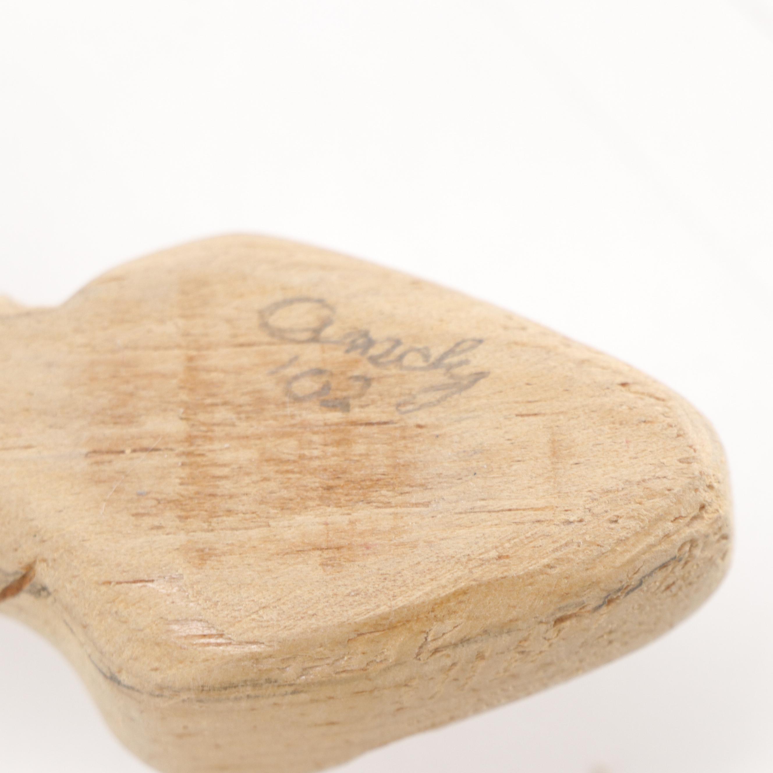 Folk Art Hand-Carved Wooden Snakes