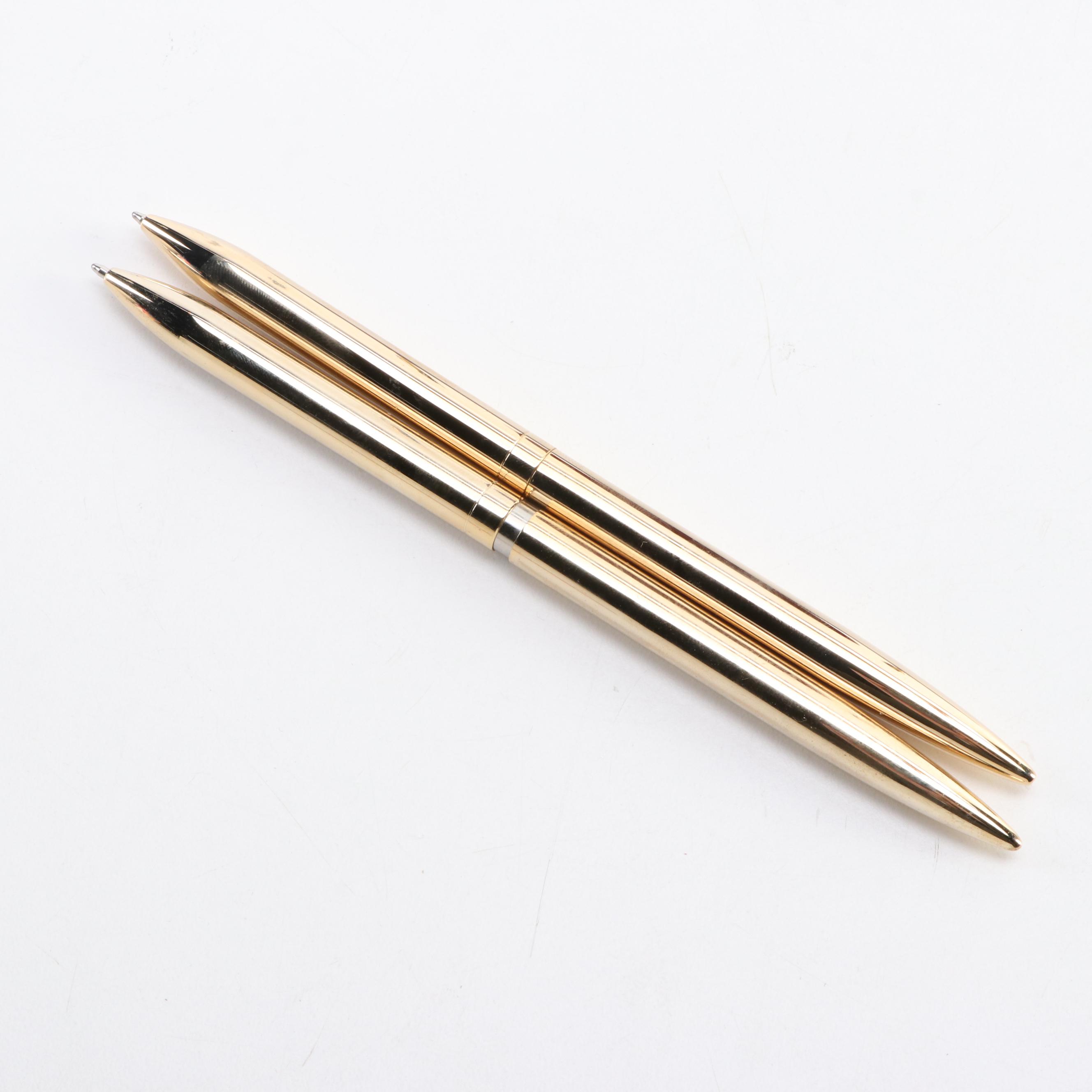 Chass Quartz Desk Clock with Bey-Berk Wall Hanging Thermometer & Barometer Set