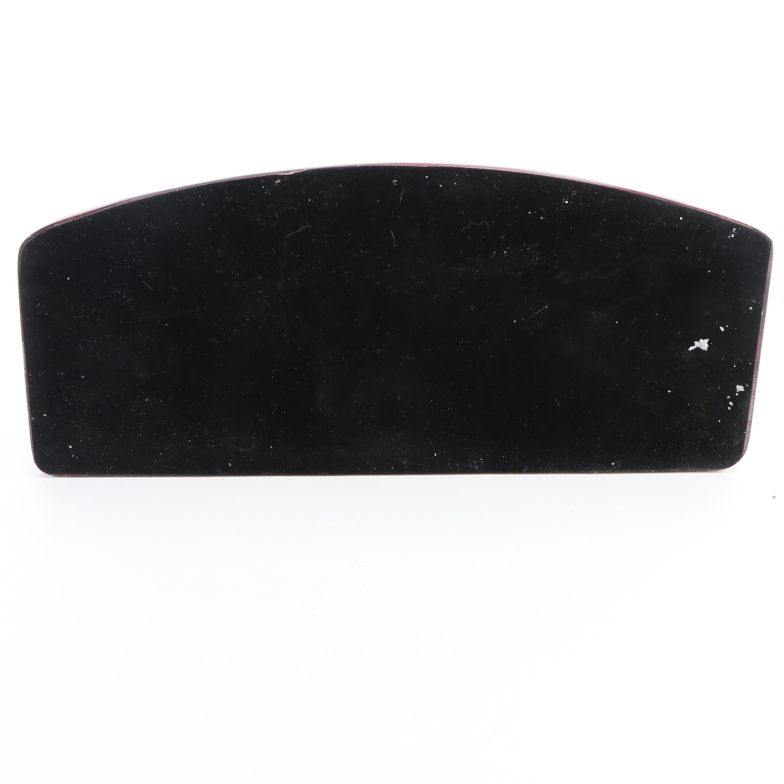 Chass Quartz Desk Clock with Bey-Berk Wall Hanging Thermometer & Barometer Set