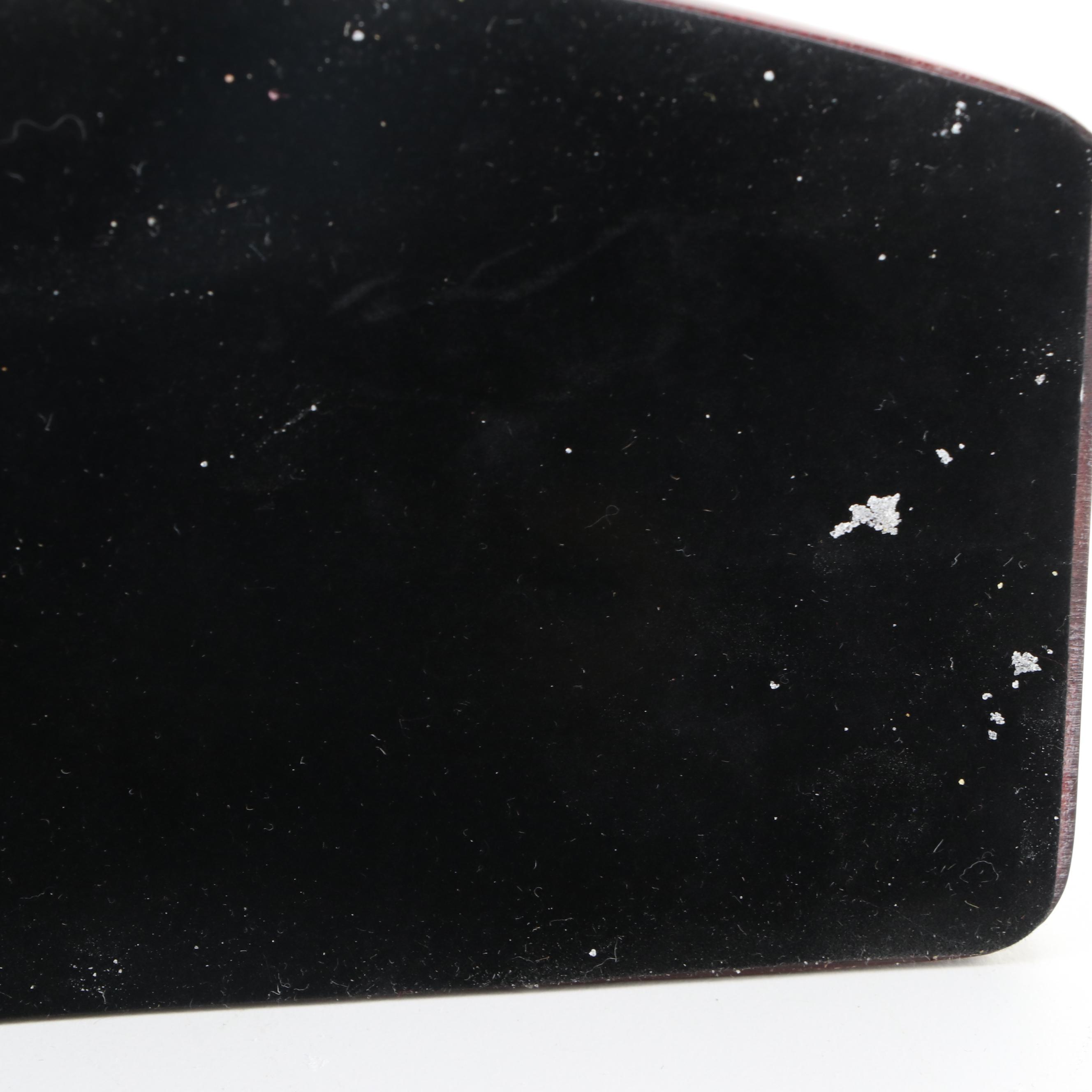 Chass Quartz Desk Clock with Bey-Berk Wall Hanging Thermometer & Barometer Set