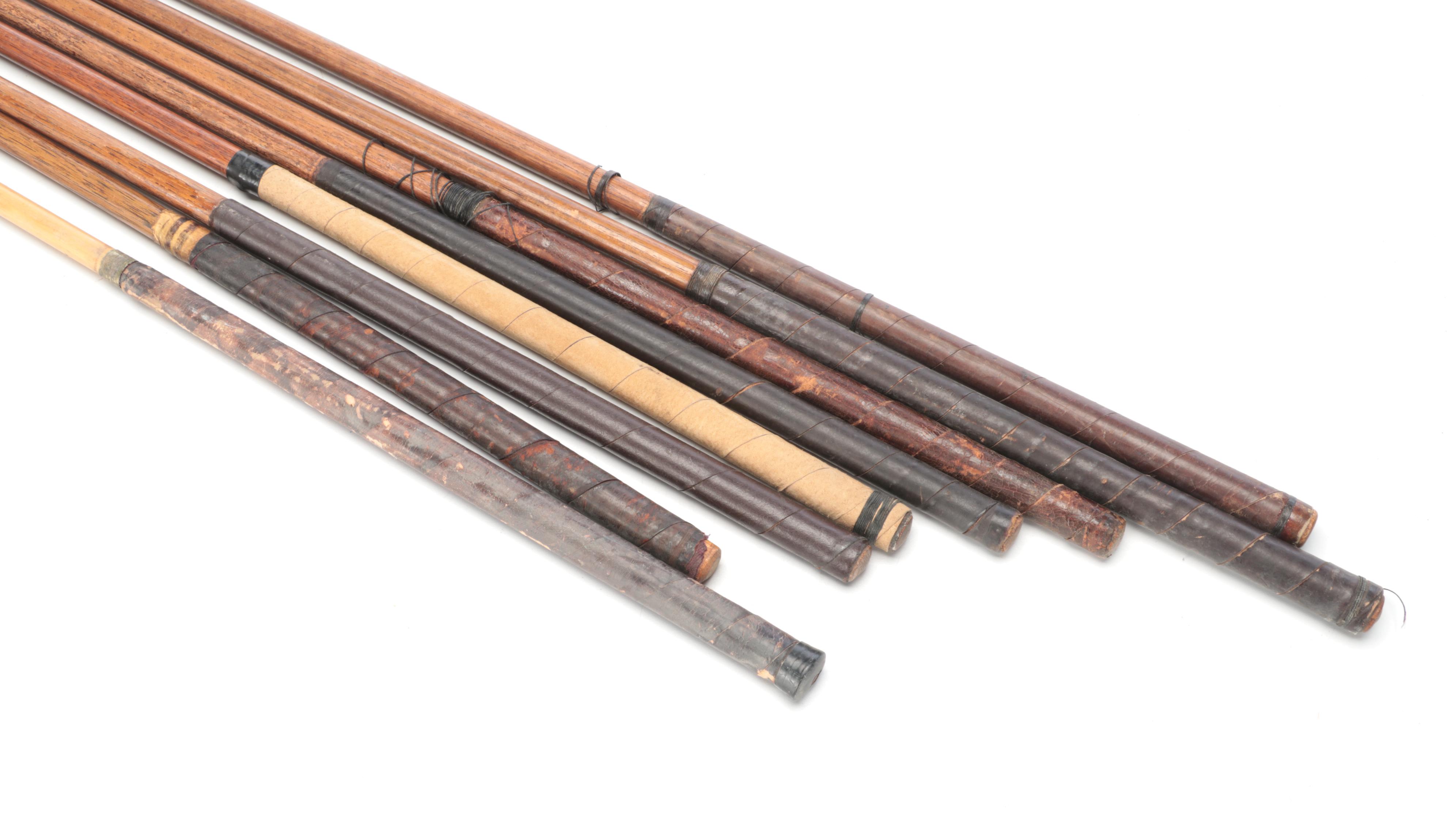 Hickory Stick and Persimmon Wood Golf Clubs